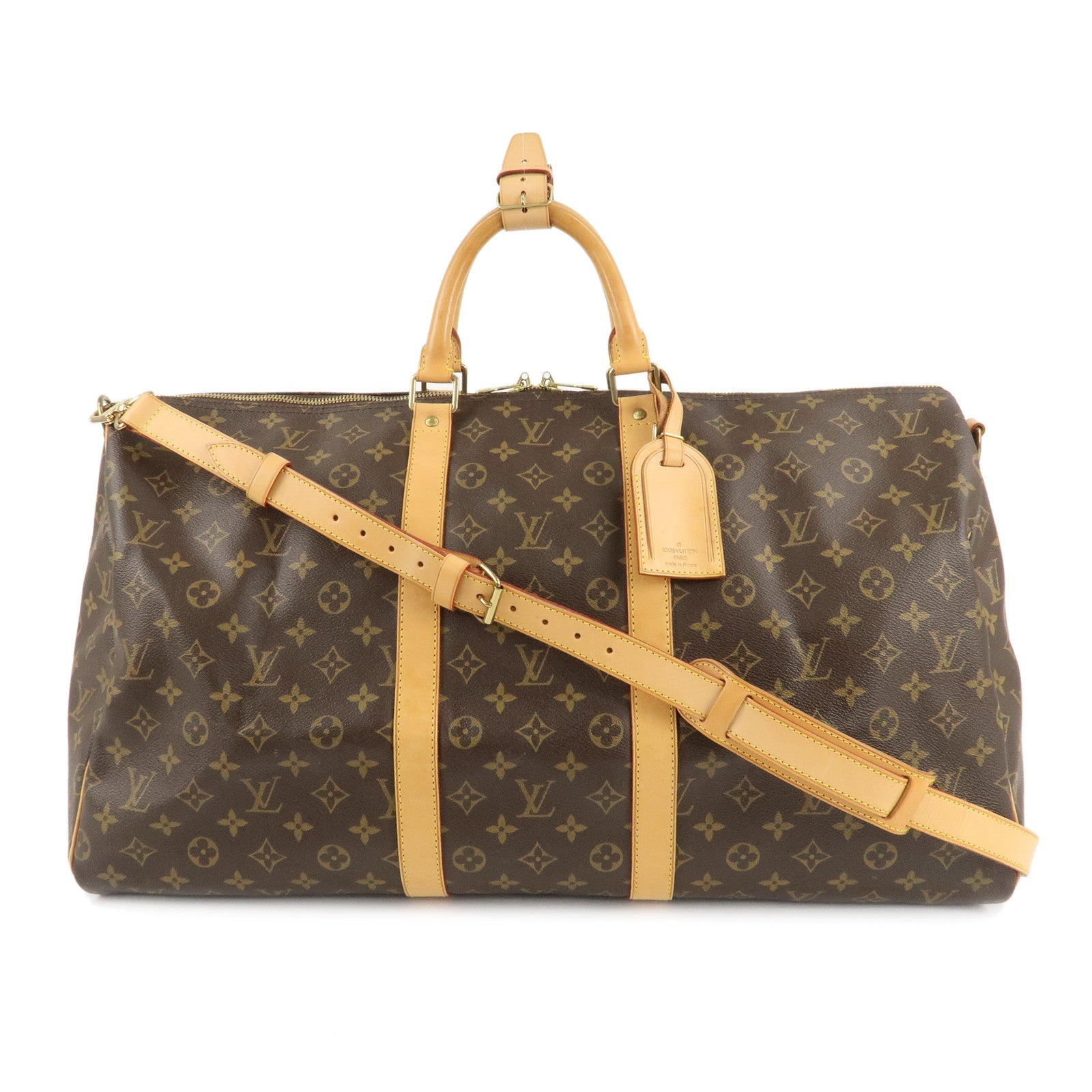 Louis-Vuitton-Monogram-Keep-All-Bandouliere-55-Boston-Bag-M41414