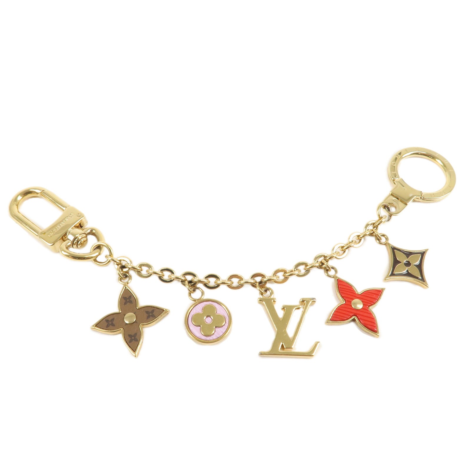 Louis-Vuitton-Spring-Street-Bag-Charm-Key-Chain-Gold-M00540