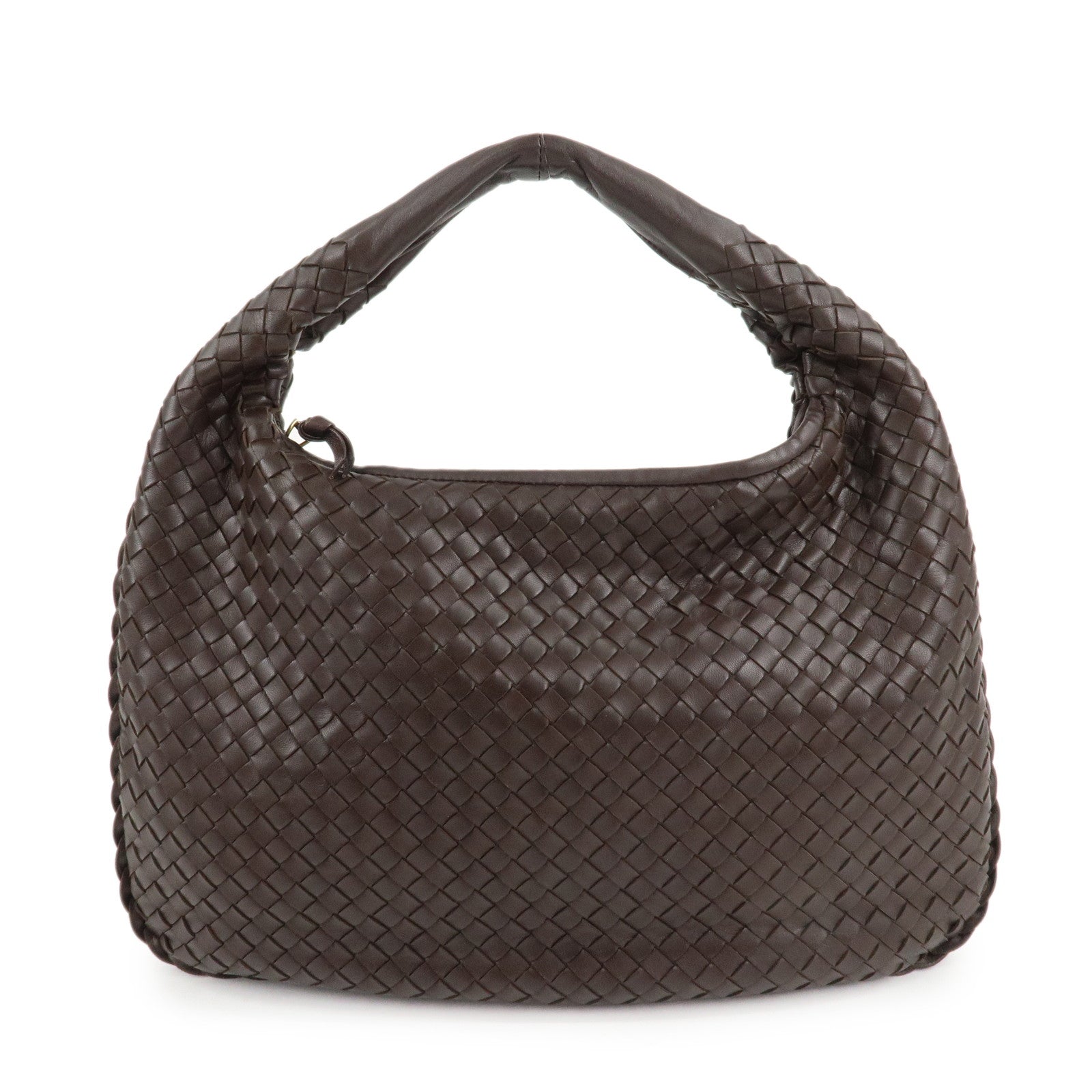 BOTTEGA-VENETA-Hobo-Intrecciato-Leather-Shoulder-Bag-Brown-115653