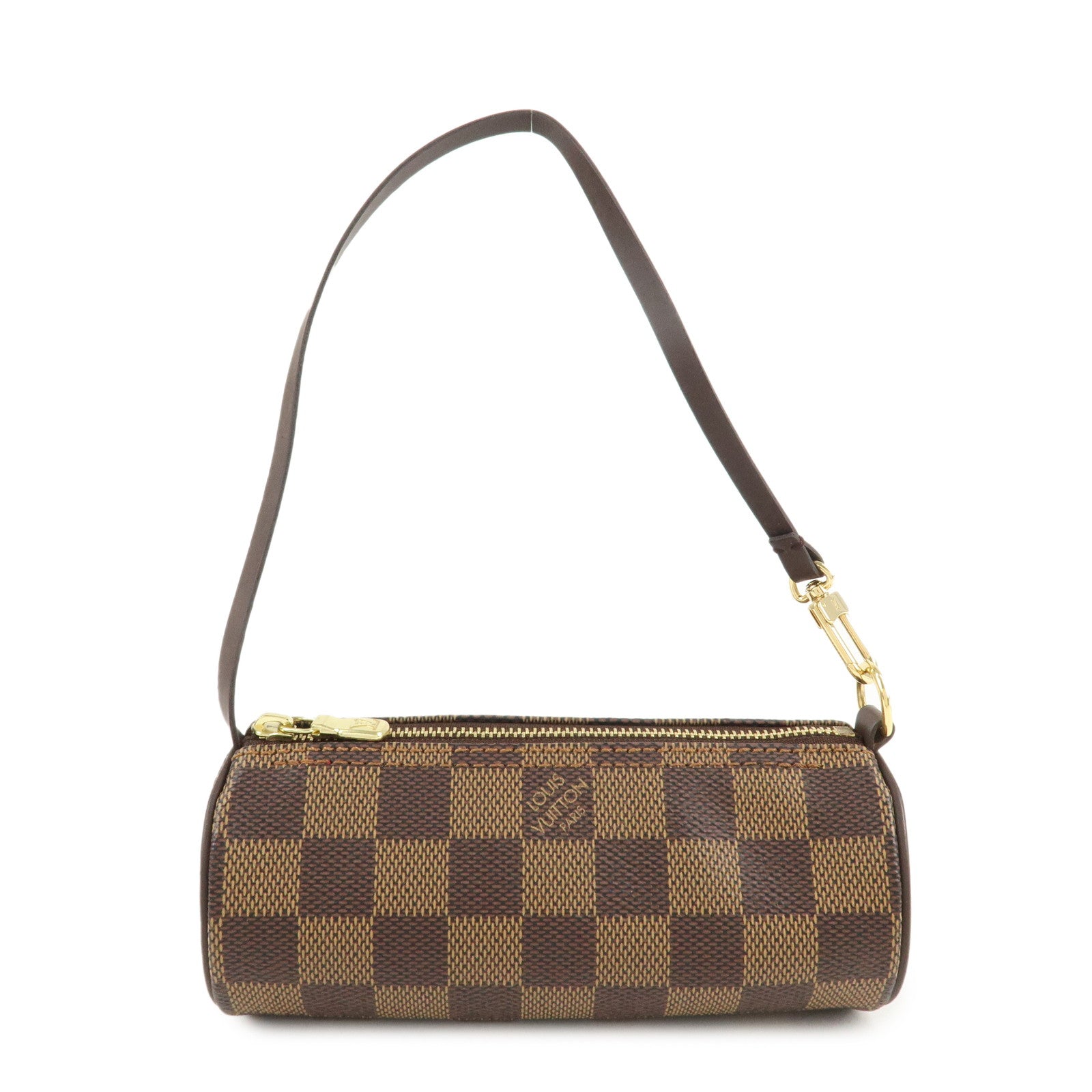 Louis-Vuitton-Damier-Ebene-Mini-Pouch-for-Papillon-Bag-Brown