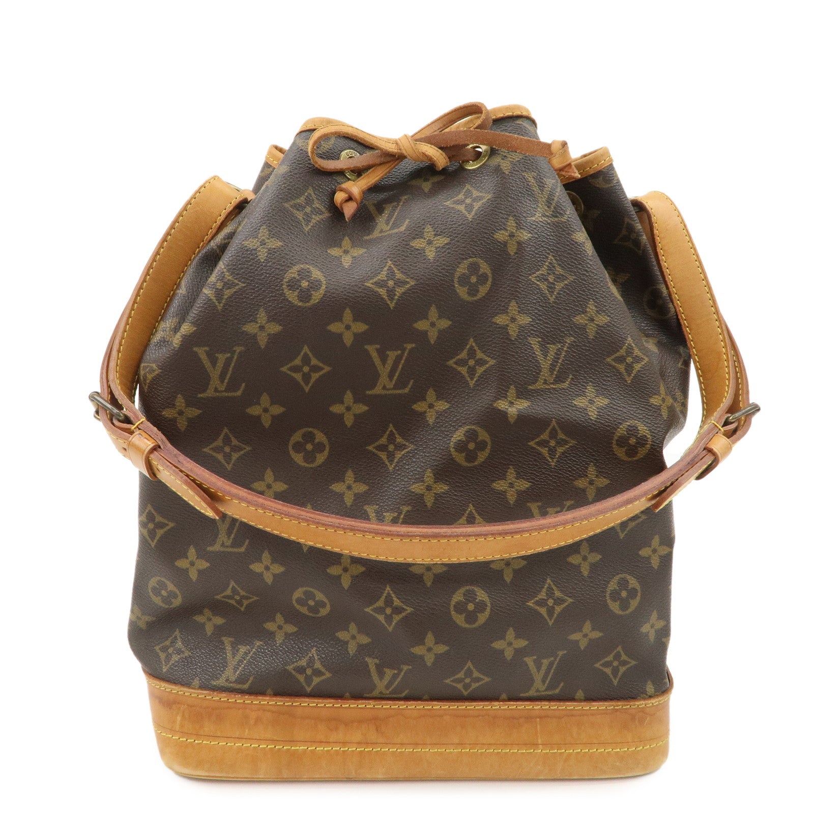 Louis-Vuitton-Monogram-Noe-Shoulder-Bag-Hand-Bag-Brown-M42224