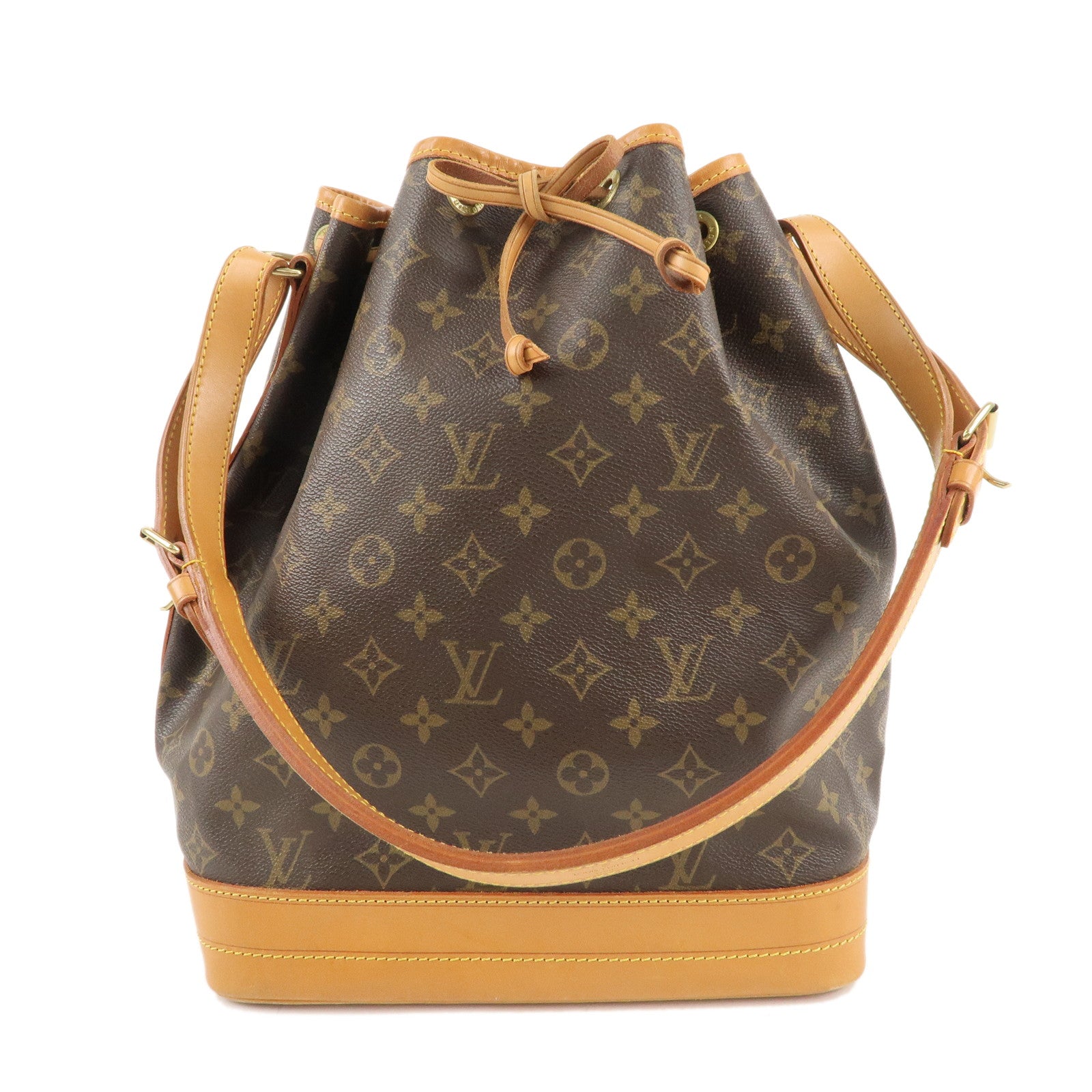 Louis-Vuitton-Monogram-Noe-Shoulder-Bag-Hand-Bag-Brown-M42224