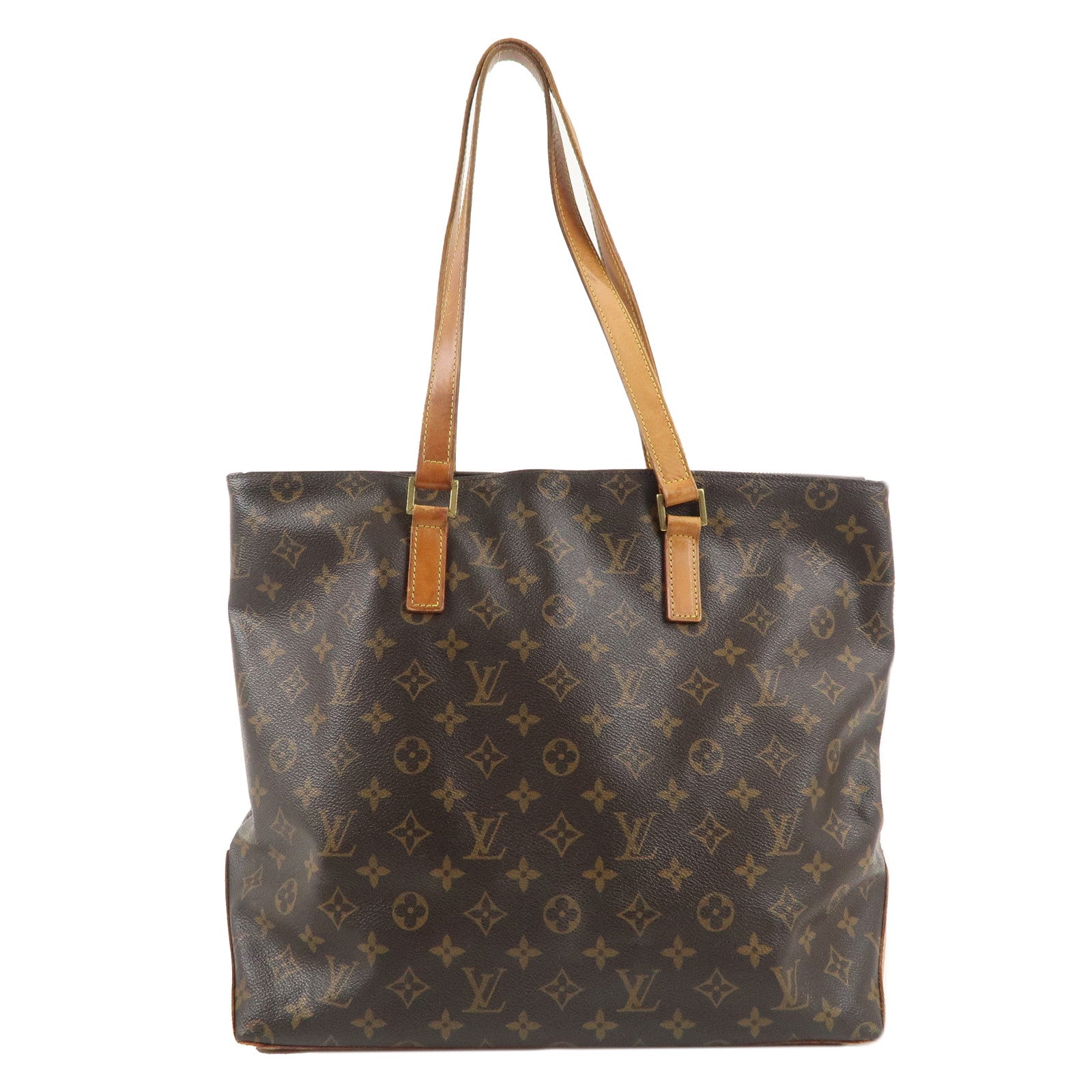 Louis-Vuitton-Monogram-Cabas-Mezzo-Tote-Bag-Brown-M51151