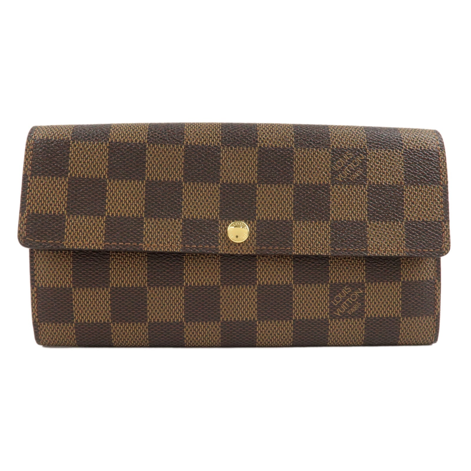 Louis-Vuitton-Damier-Portefeuille-Sarah-Long-Wallet-N61734