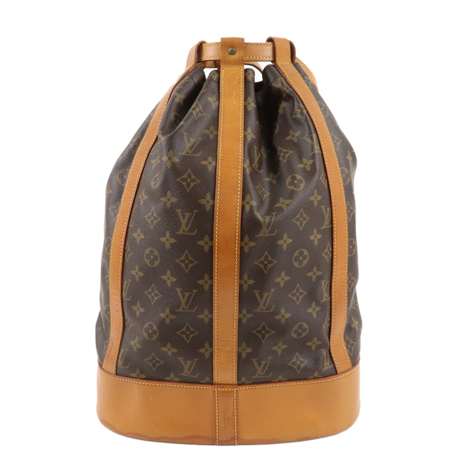 Louis Vuitton Monogram Randonnee GM Laundry Bag Brown M42244