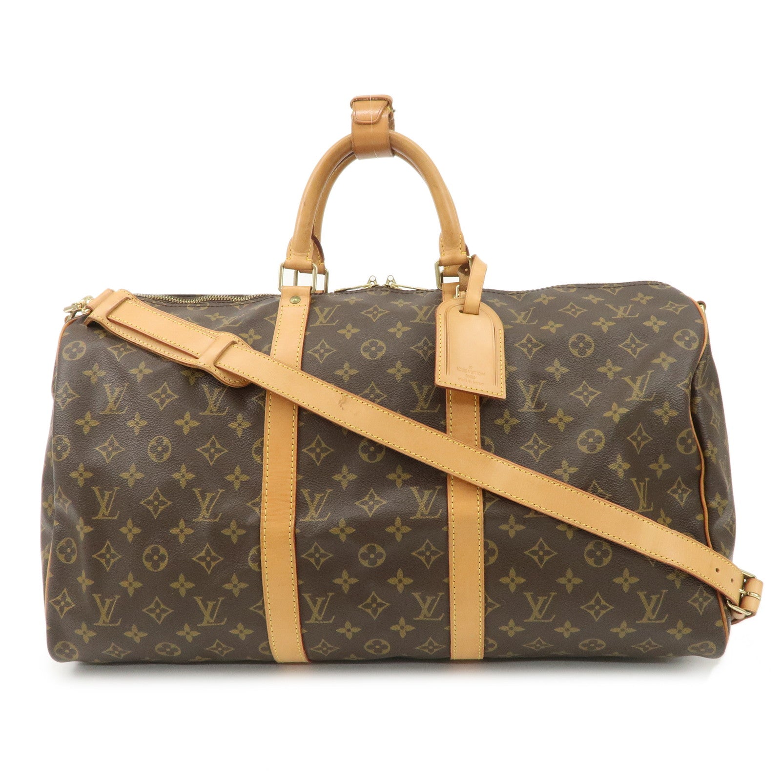 Louis-Vuitton-Monogram-Keep-All-Bandouliere-50-Boston-Bag-M41416