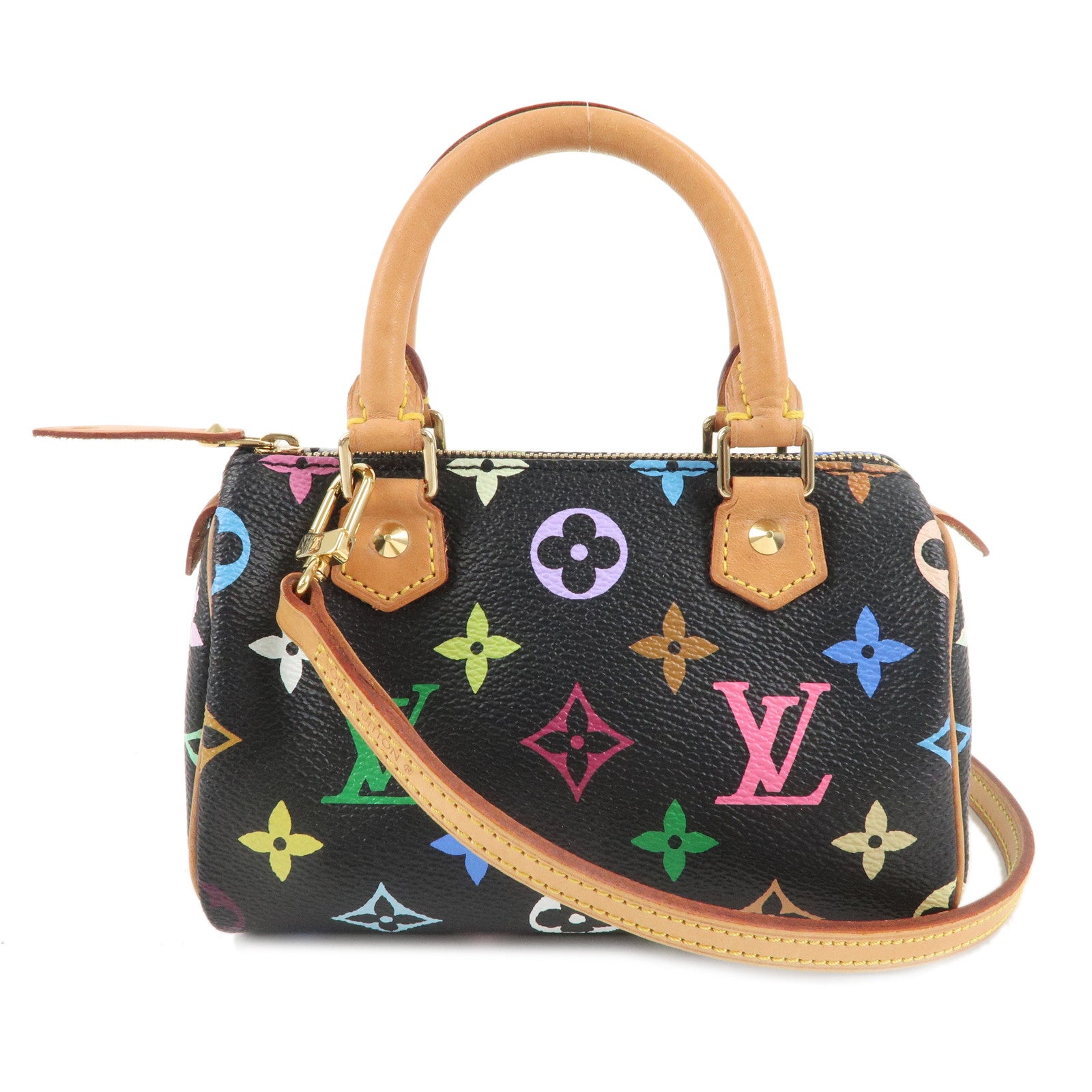 Louis Vuitton Monogram Multicolor Mini Speedy 
Strap M92644