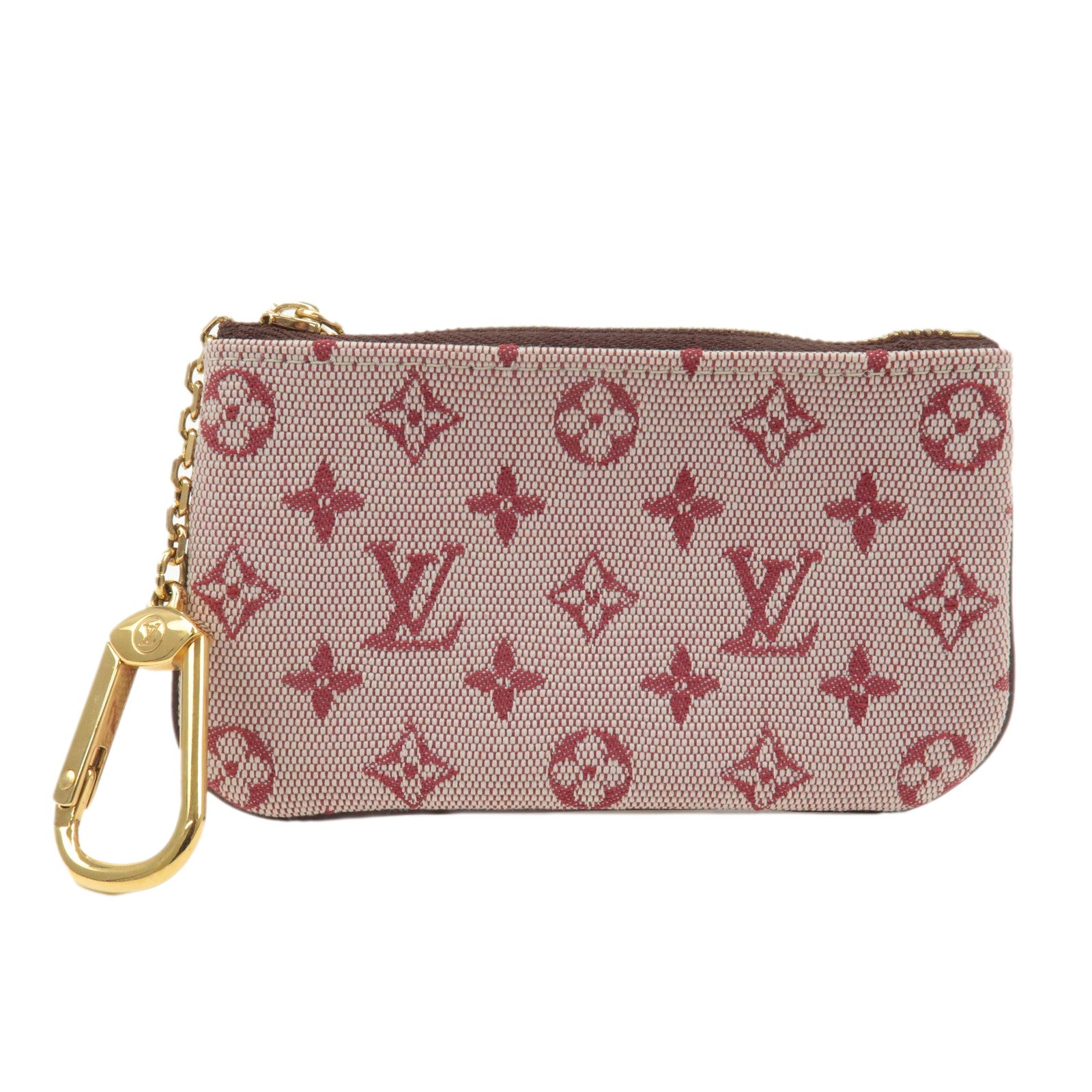 Louis Vuitton Monogram Mini Pochette Cles Coin Case Cerise M92238