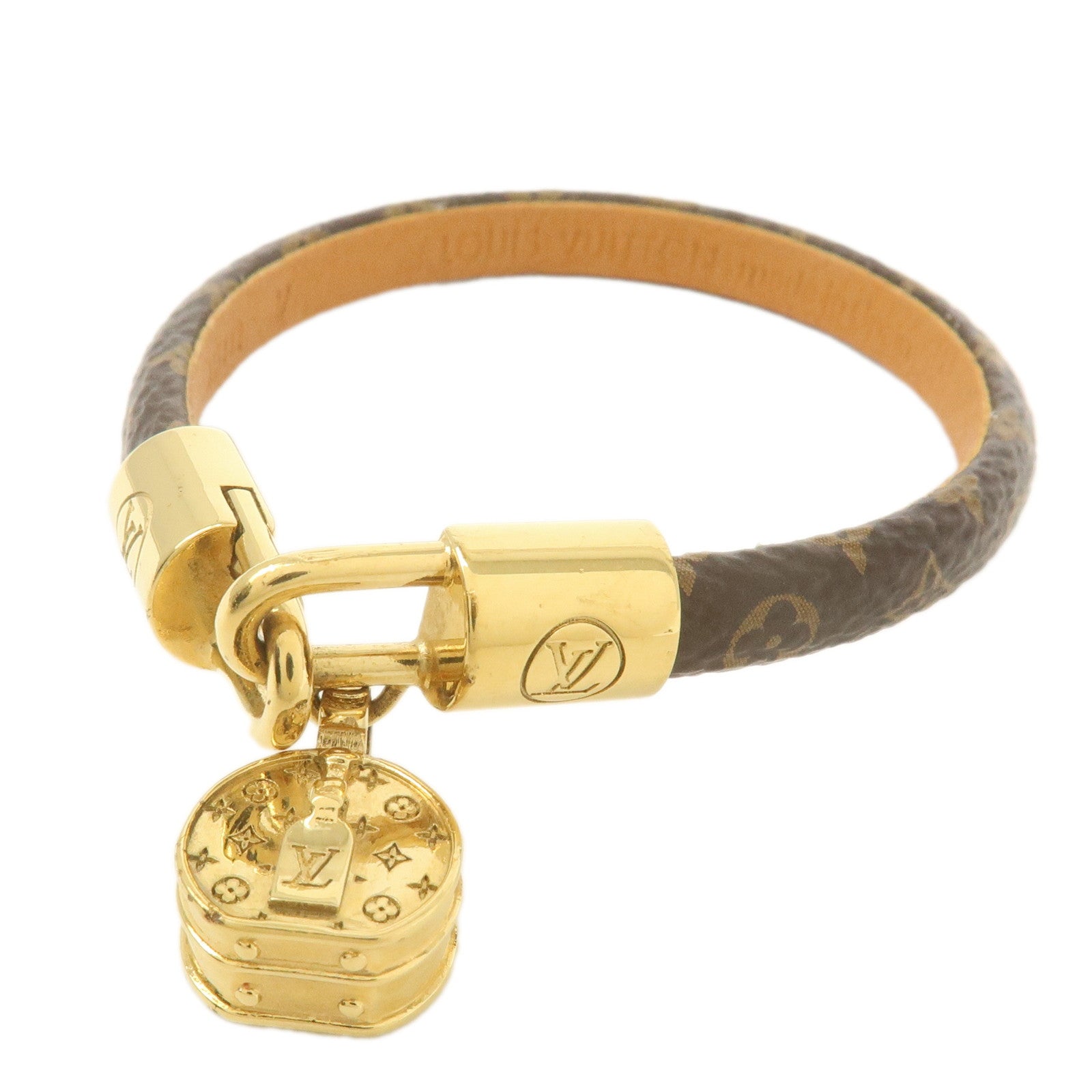 Louis Vuitton Monogram Tribute Bracelet Brown M6442F