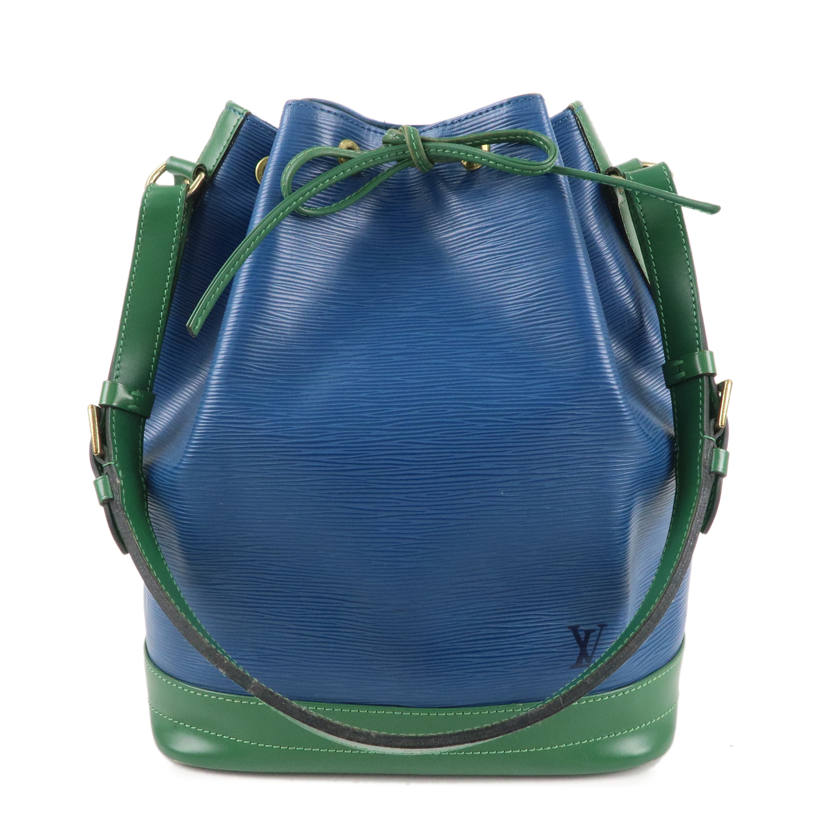 Louis Vuitton Epi Bi-Color Noe Shoulder Bag Blue Green M44044