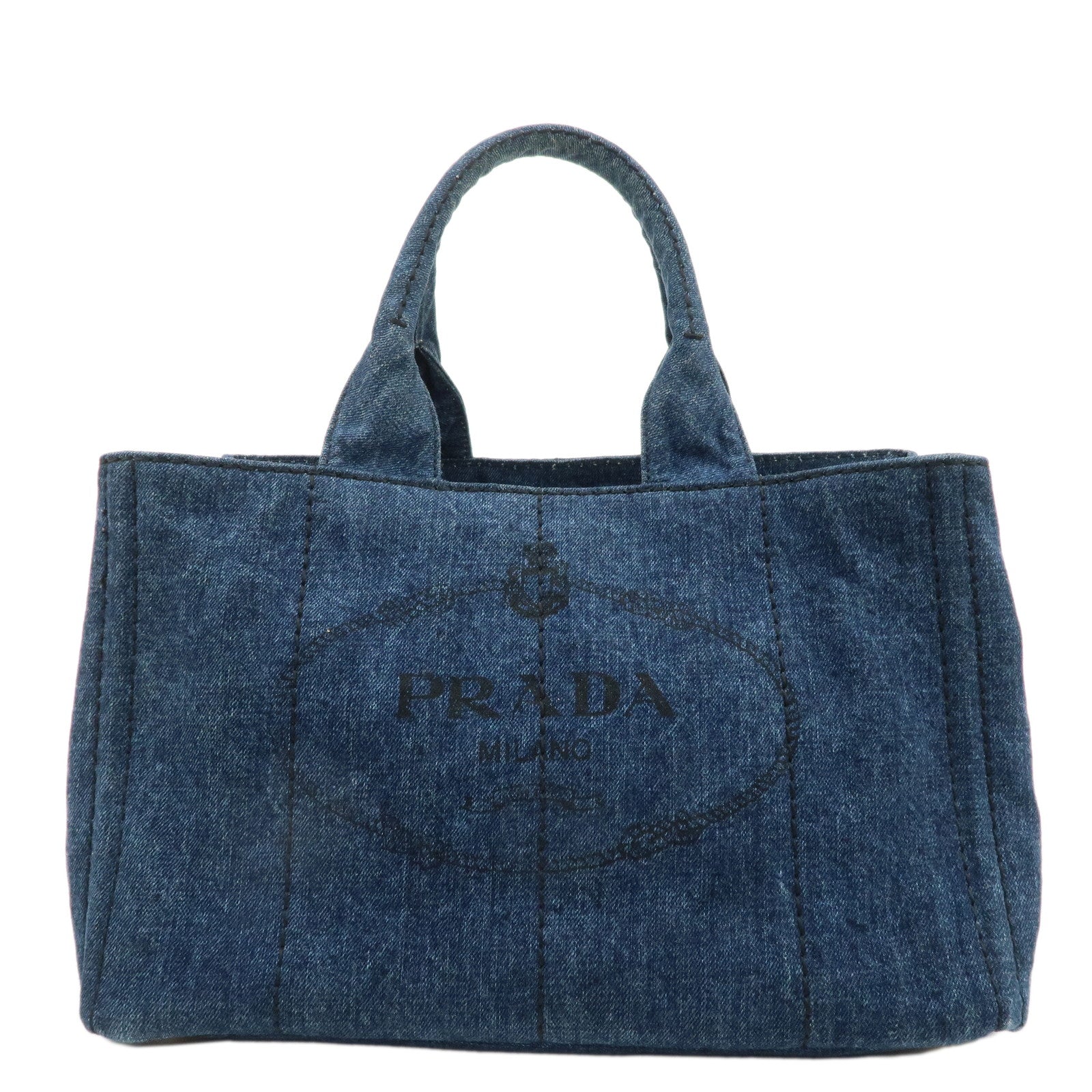 PRADA-Logo-Canapa-Large-Canvas-Tote-Hand-Bag-Blue-BN1872