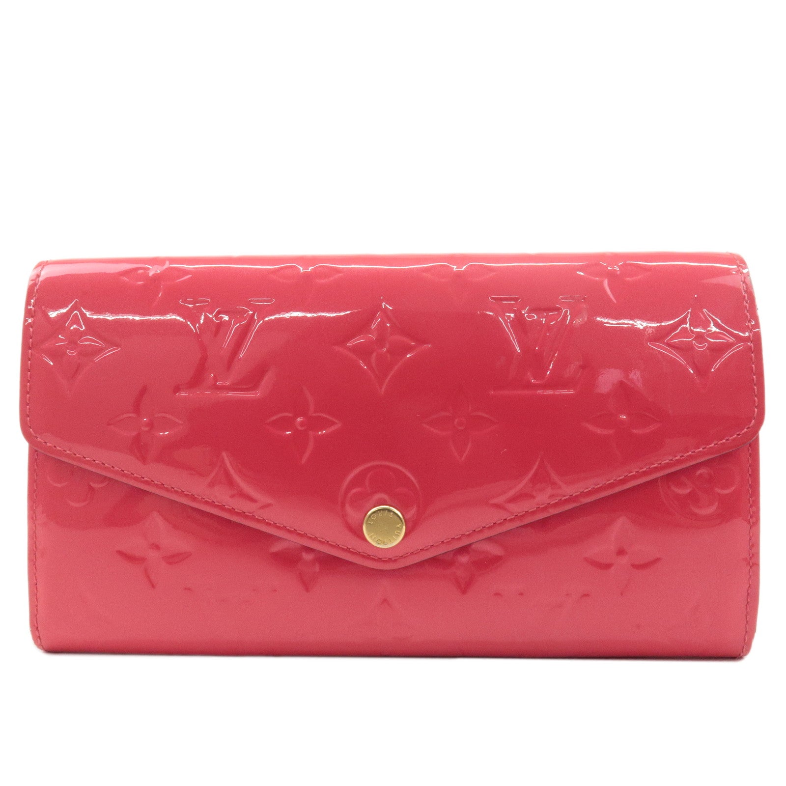 Louis-Vuitton-Monogram-Vernis-Portefeuille-Sarah-Hot-Pink-M90313