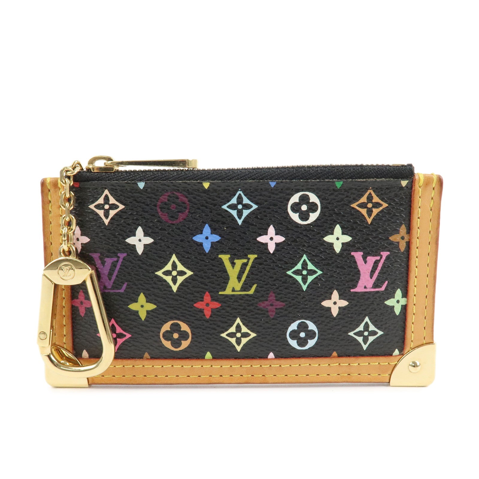 Louis-Vuitton-Monogram-Multi-Color-Pochette-Cles-Noir-M92654