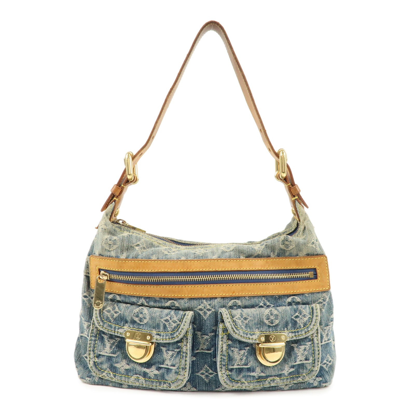 Louis-Vuitton-Monogram-Denim-Baggy-PM-2Way-Shoulder-Bag-M95049