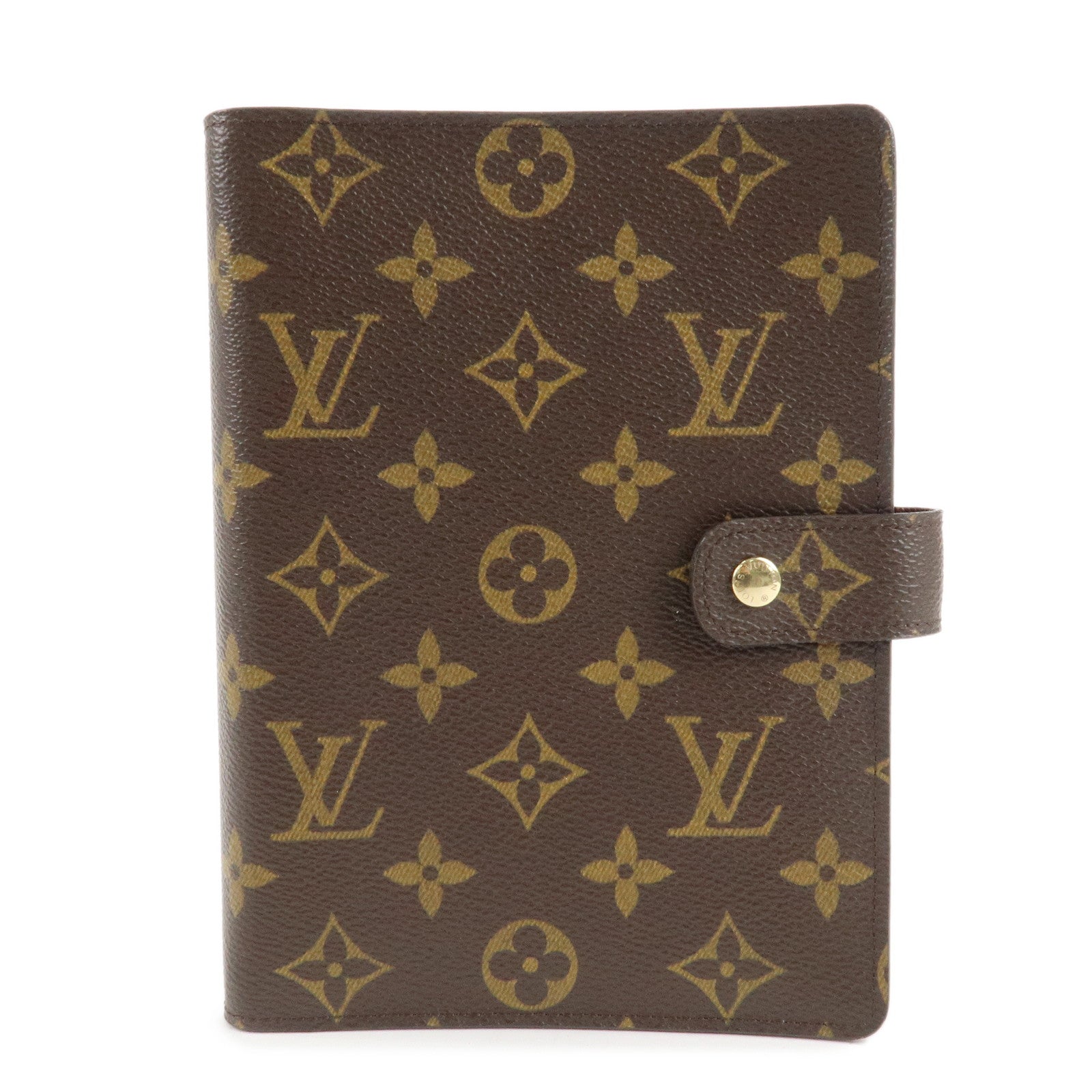 Louis-Vuitton-Monogram-Agenda-MM-Planner-Cover-Brown-R20004