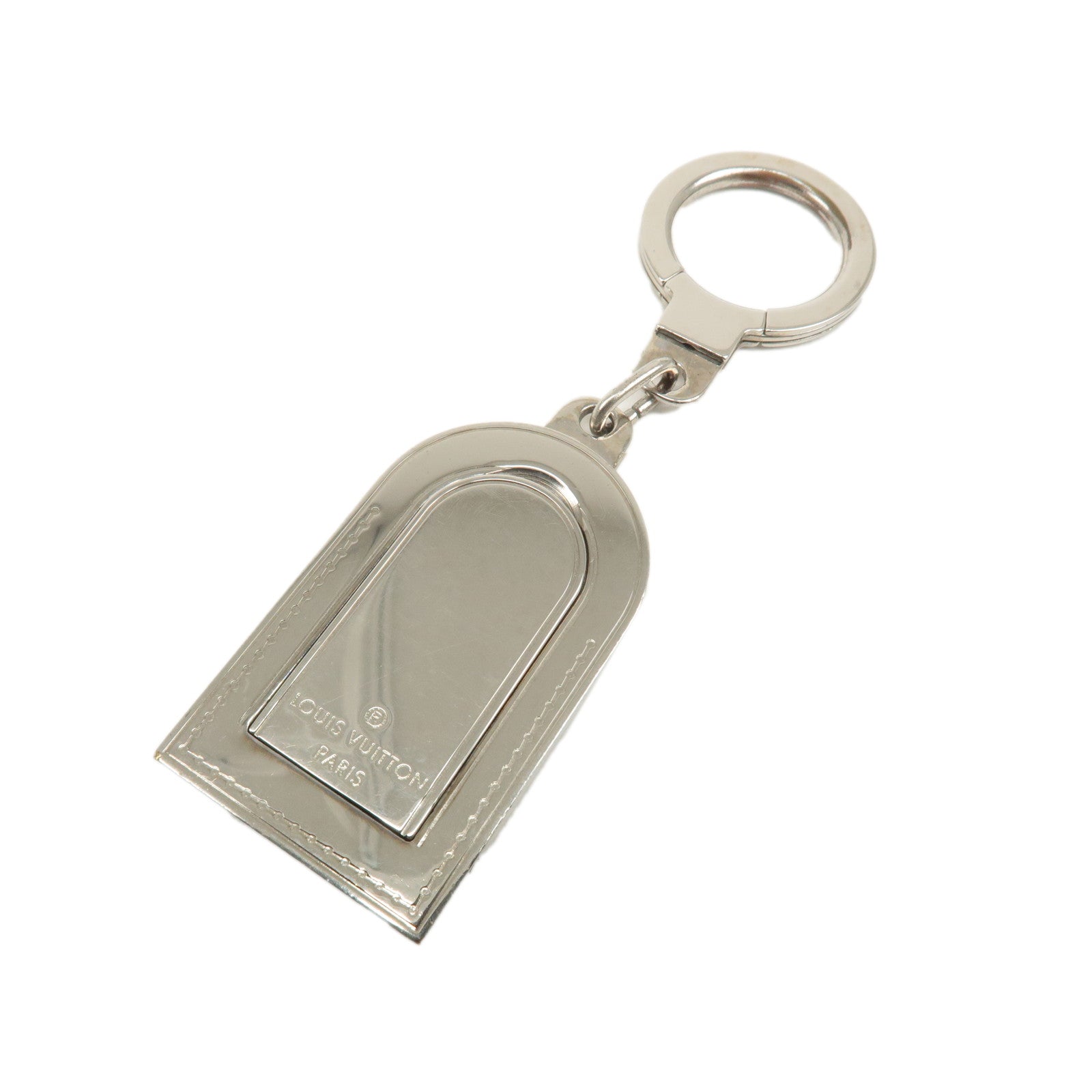 Louis Vuitton Porte Cles Porte Address Bag Charm Silver M9234P