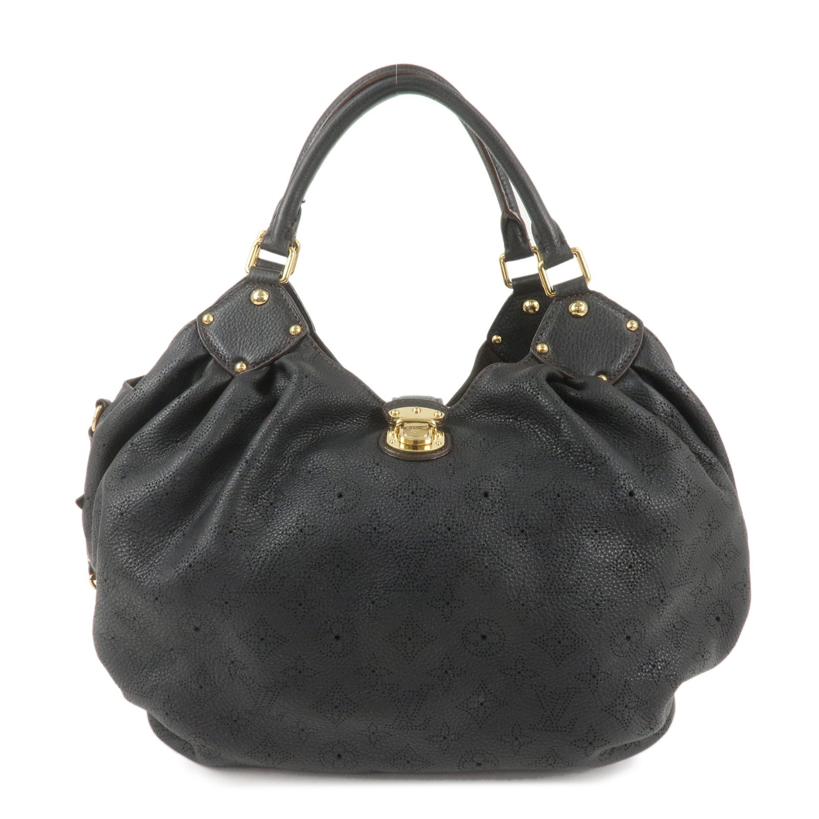 Louis-Vuitton-Monogram-Mahina-XL-Leather-Hand-Bag-Noir-M95547