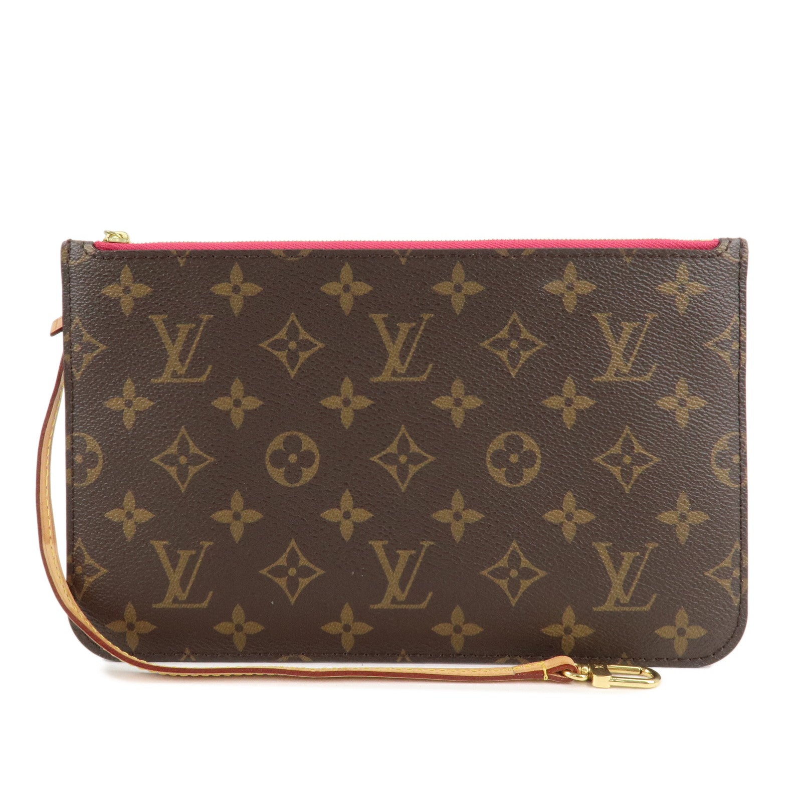 Louis-Vuitton-Monogram-Pouch-for-Neverfull-MM-Brown