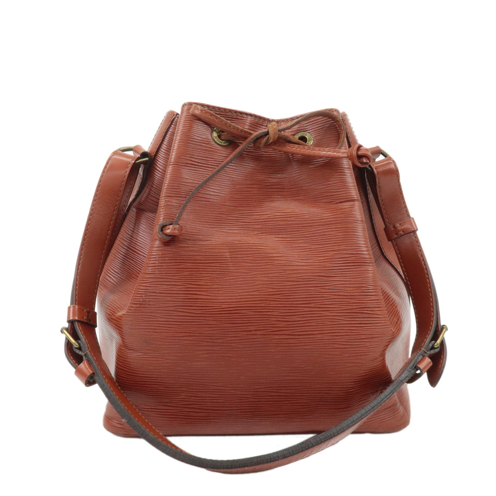 Louis-Vuitton-Epi-Petit-Noe-Shoulder-Bag-Kenya-Brown-M44103