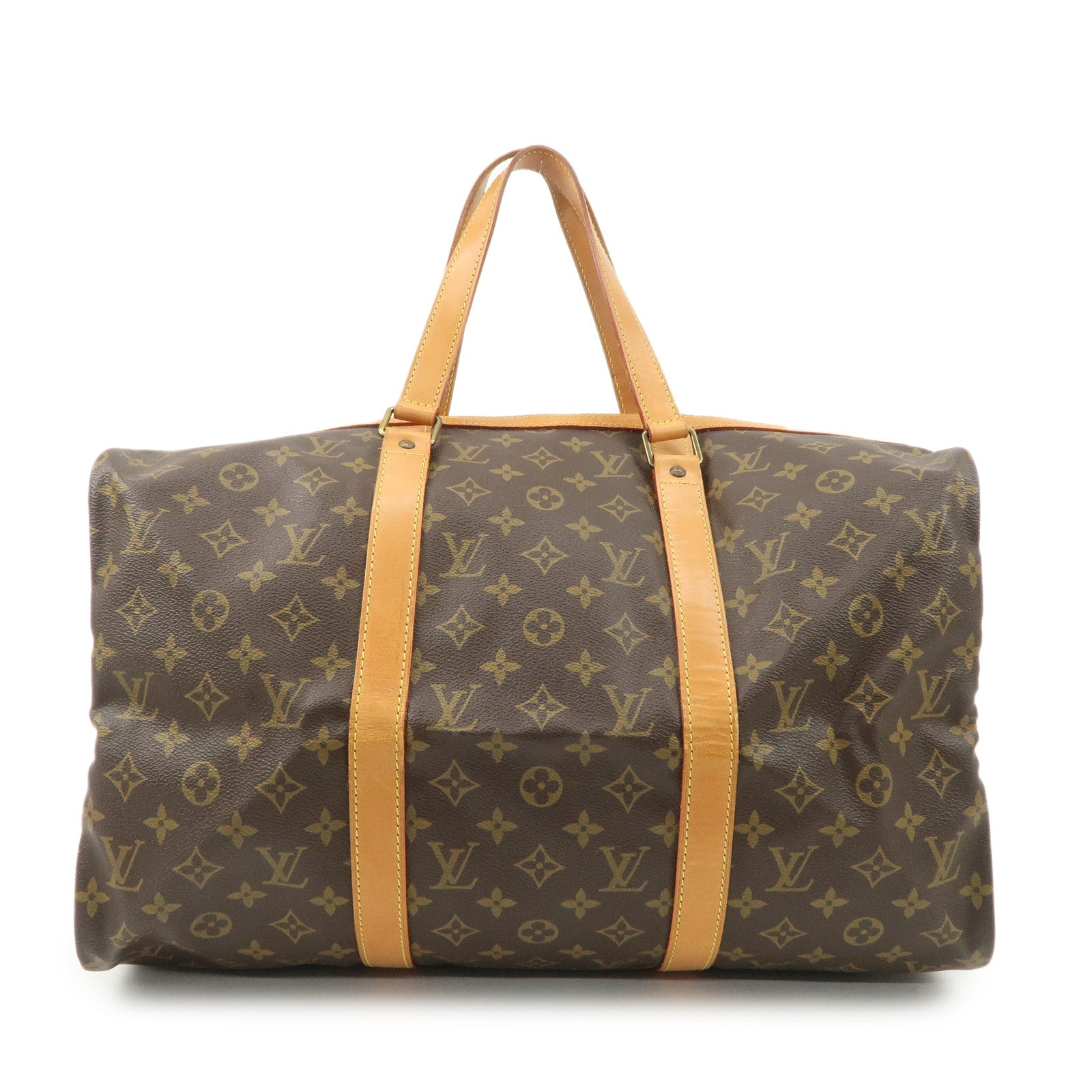 Louis-Vuitton-Monogram-Sac-Souple-45-Boston-Bag-Brown-M41624