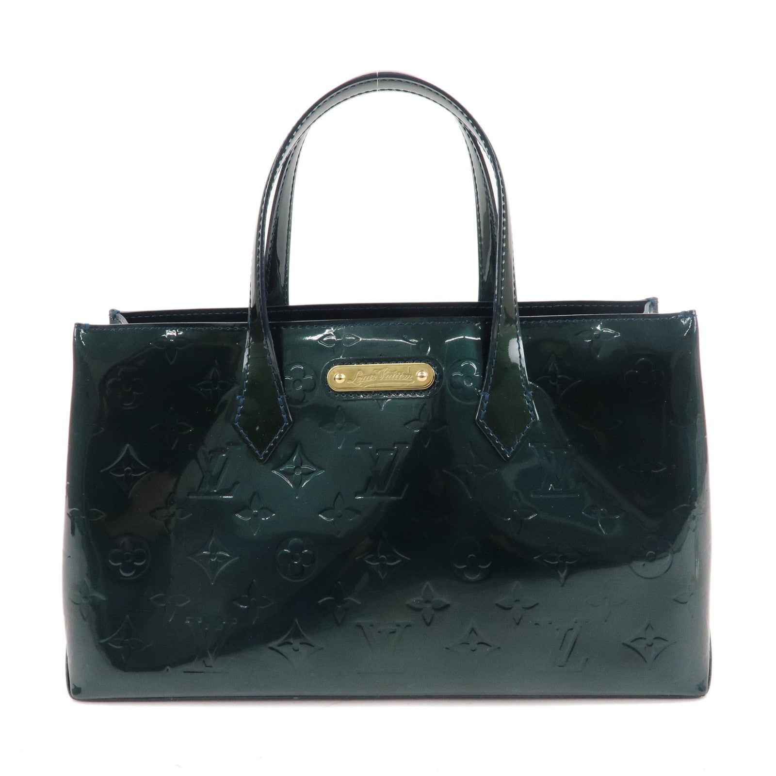 Louis-Vuitton-Monogram-Vernis-Wilshire-PM-Hand-Bag-Bleu-Nuit