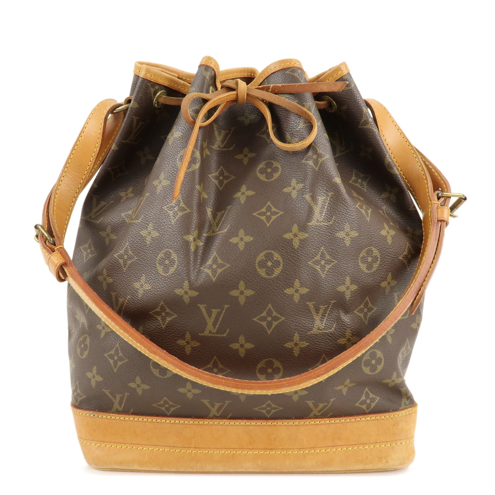 Louis-Vuitton-Monogram-Noe-Shoulder-Bag-Hand-Bag-Brown-M42224