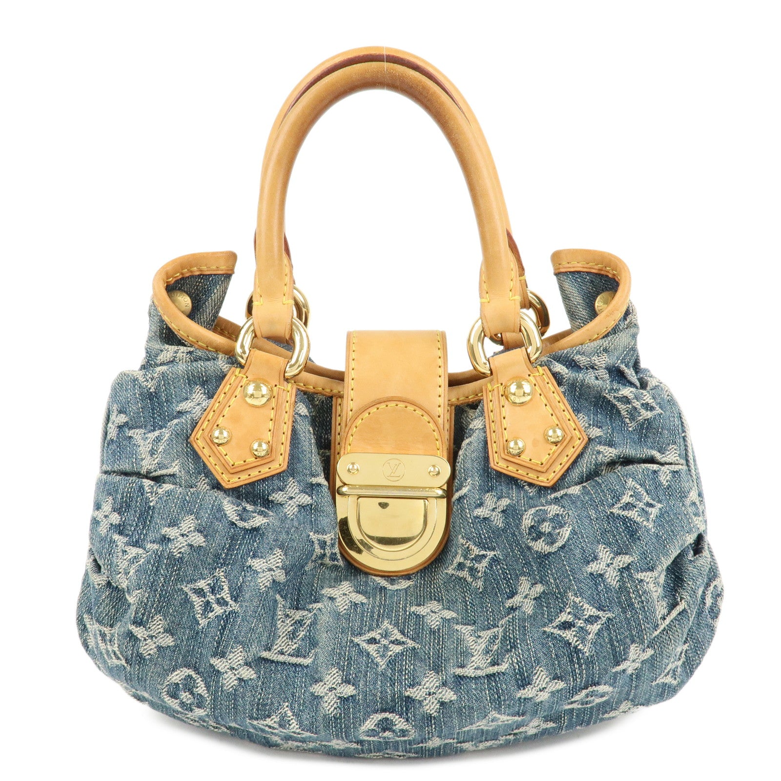 Louis-Vuitton-Monogram-Denim-Pleaty-Hand-Bag-Blue-M95020