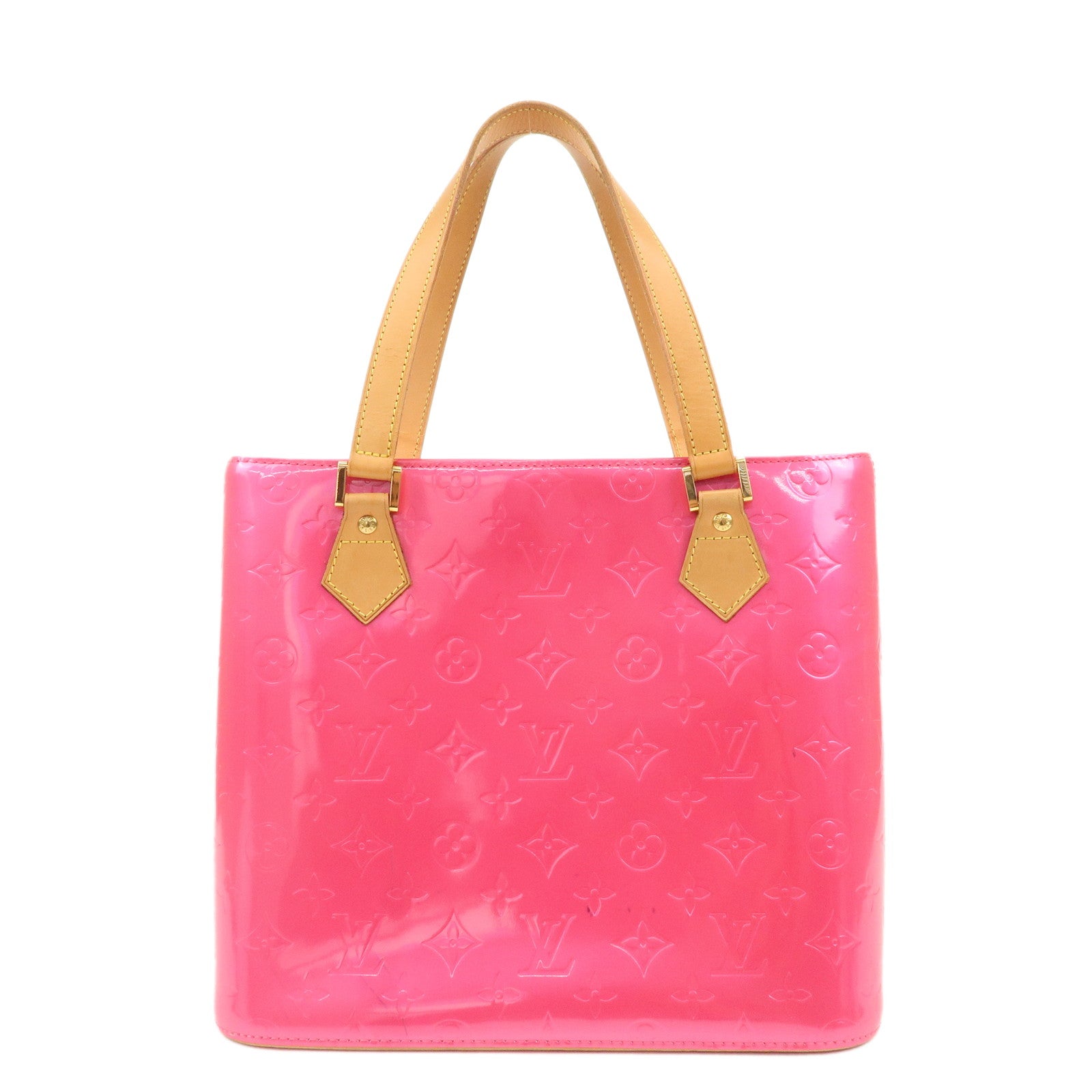 Louis-Vuitton-Monogram-Vernis-Houston-Tote-Bag-Fuchsia-Pink-M91219