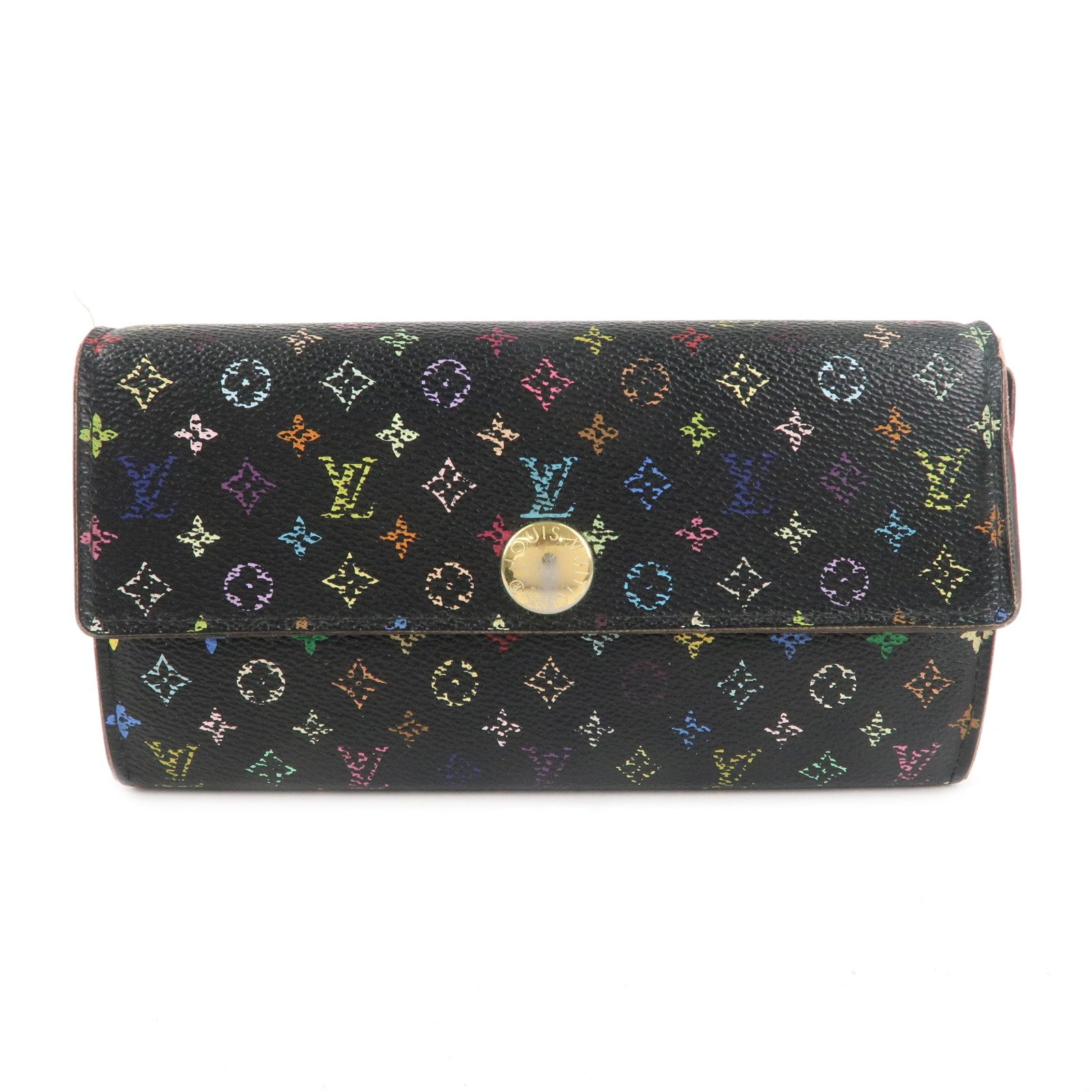 Louis Vuitton Monogram Multicolor Portefeuille Sarah Wallet M93747