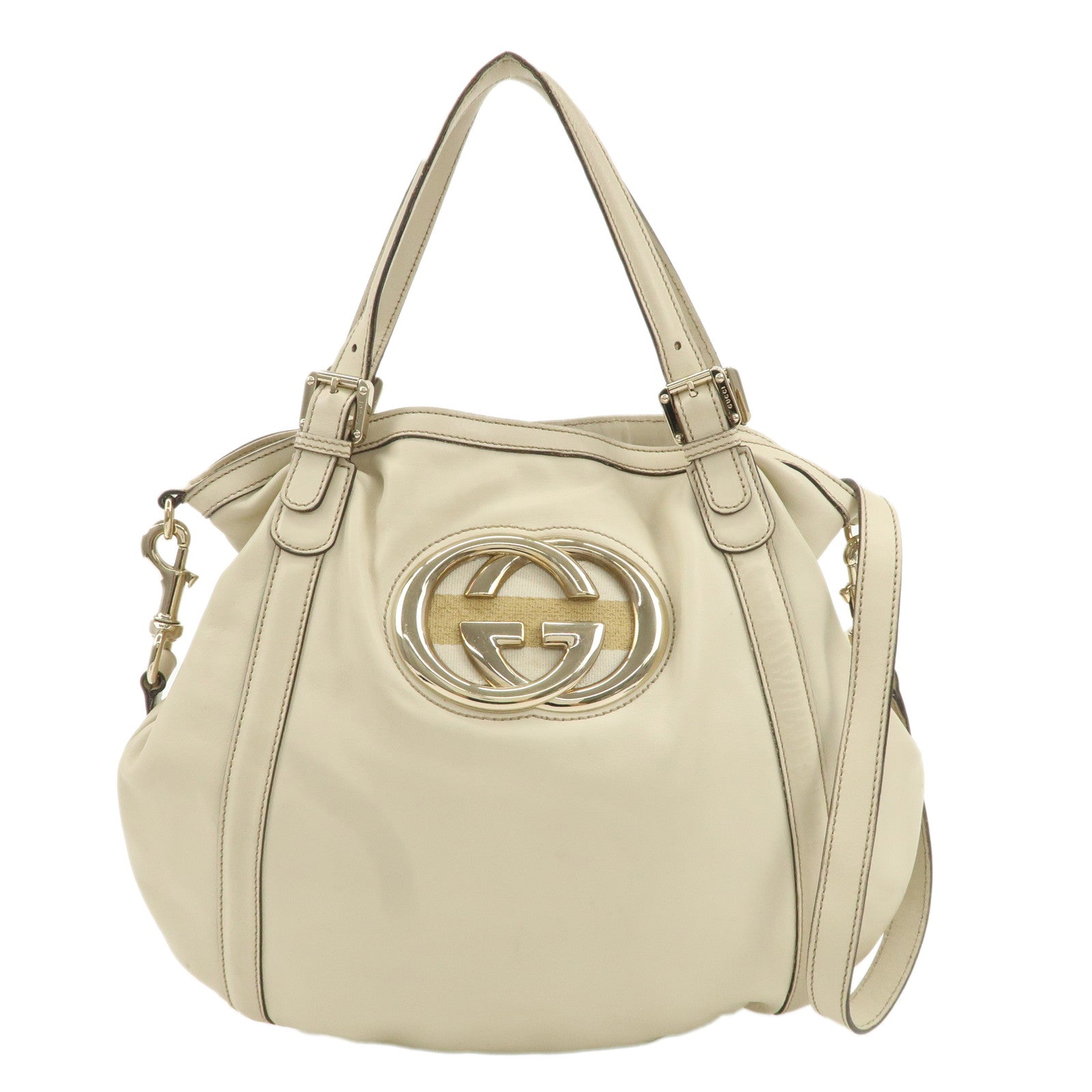 GUCCI-Sherry-Interlocking-G-Leather-2Way-Shoulder-Bag-162886