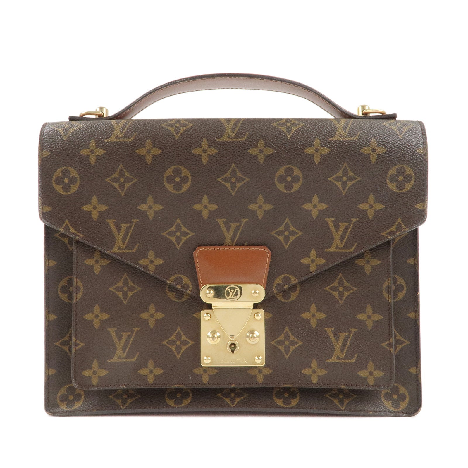 Louis-Vuitton-Monogram-Monceau-28-Hand-Bag-Brief-Case-M51185