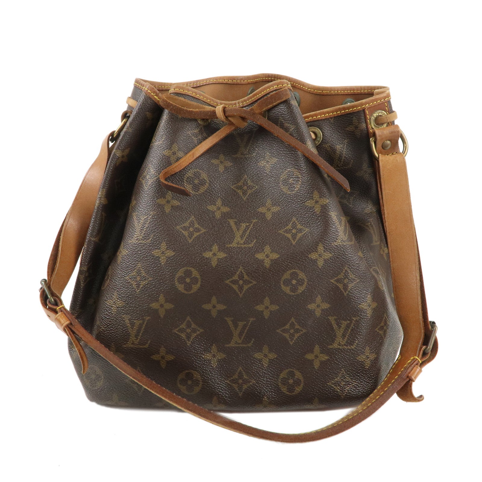 Louis-Vuitton-Monogram-Petit-Noe-Shoulder-Bag-Brown-M42226