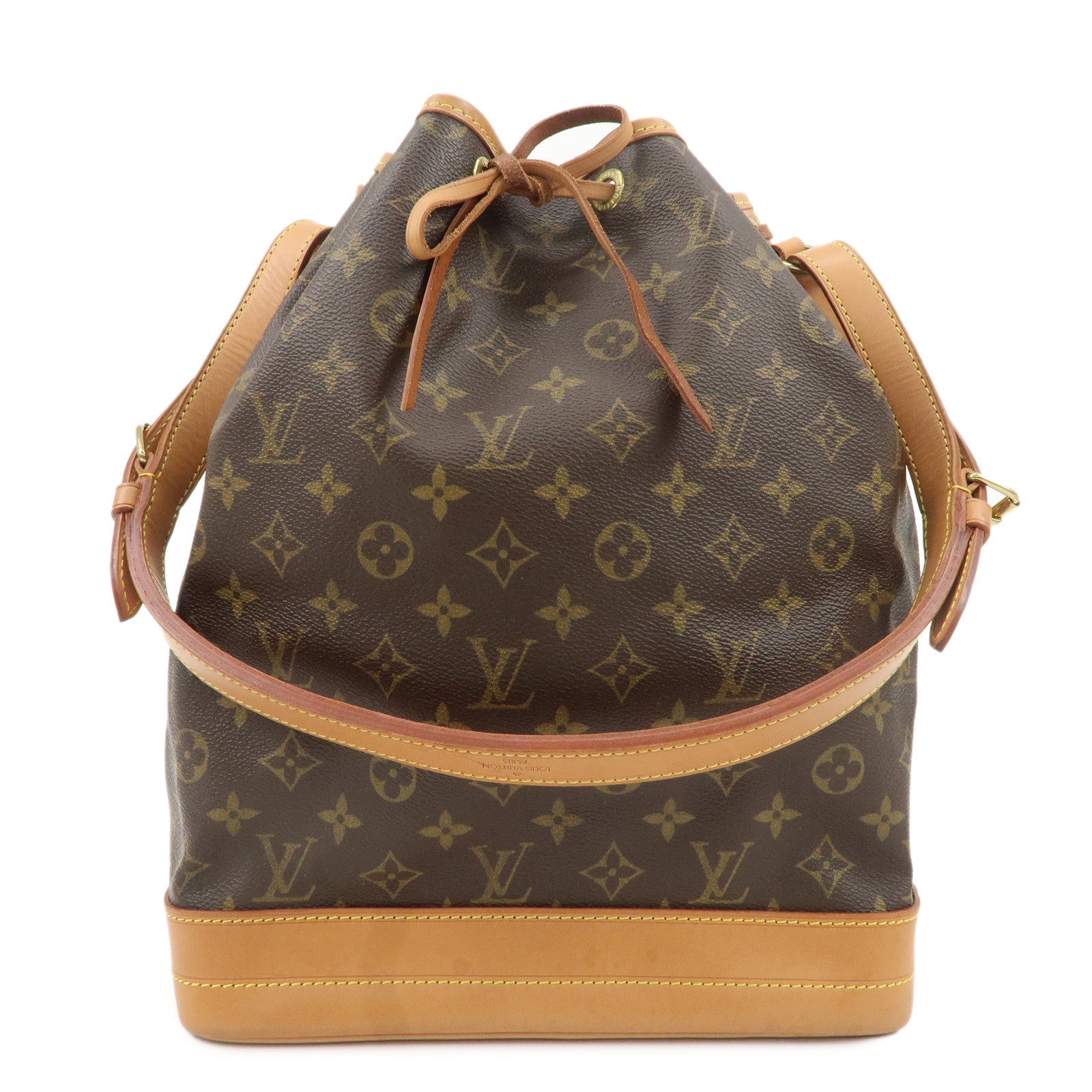 Louis-Vuitton-Monogram-Noe-Shoulder-Bag-Hand-Bag-Brown-M42224