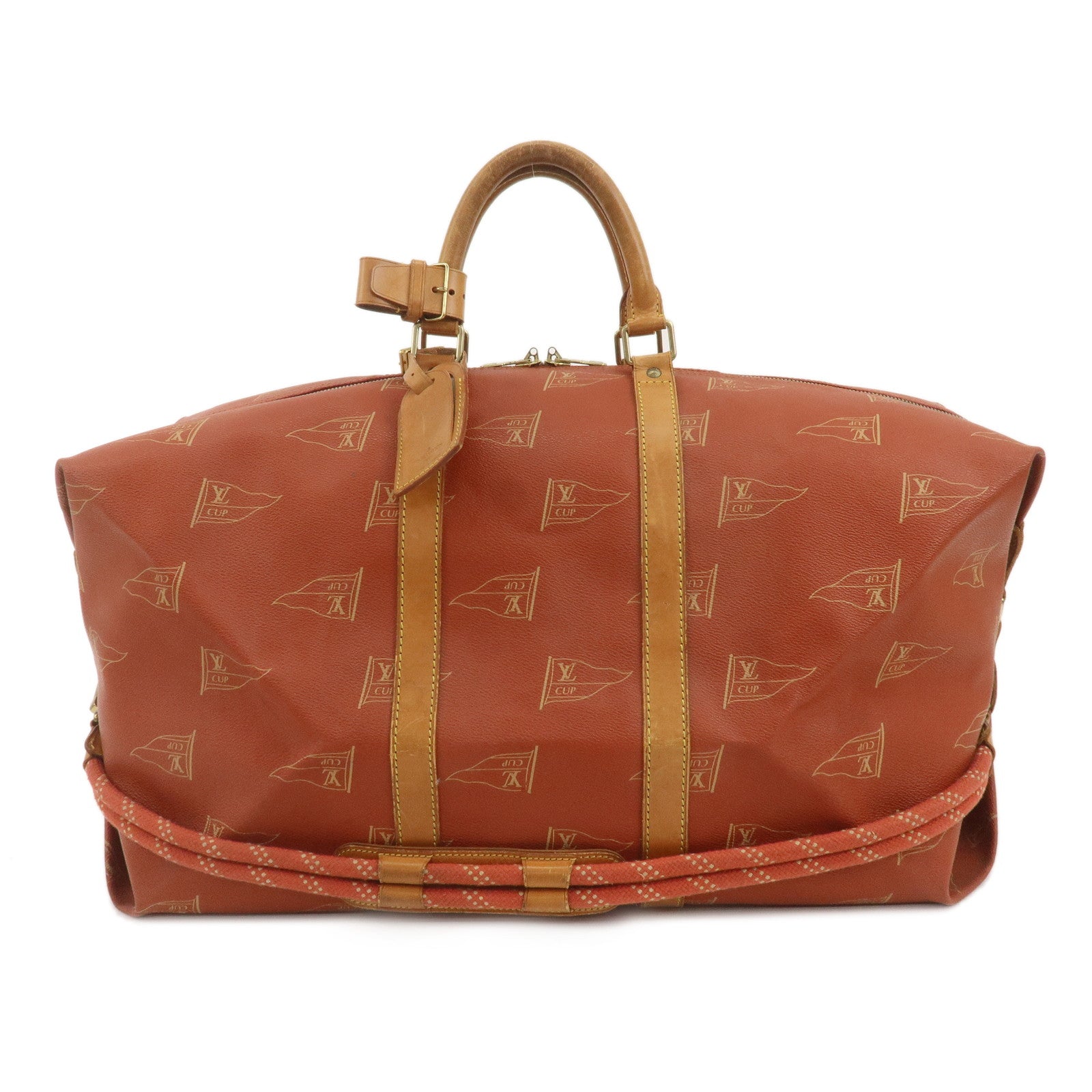 Louis Vuitton LV Cup Kabul Coating Canvas Boston Bag M80020