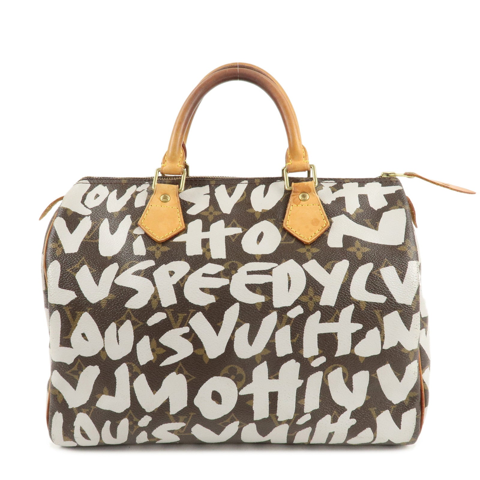 Louis-Vuitton-Monogram-Graffiti-Speedy-30-Boston-Bag-M92195