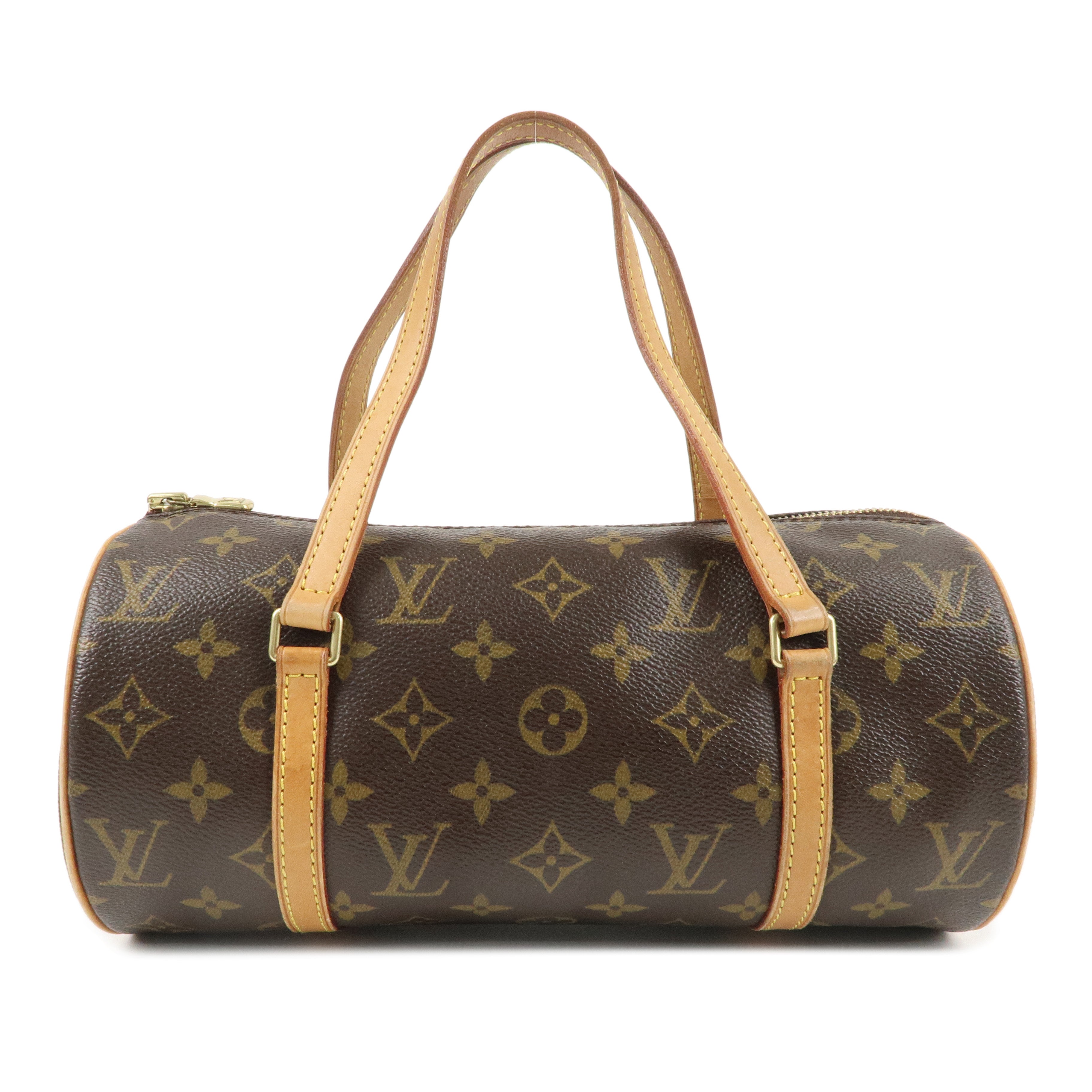 Louis Vuitton Monogram Papillon 26 Hand Bag Brown New Style M51386