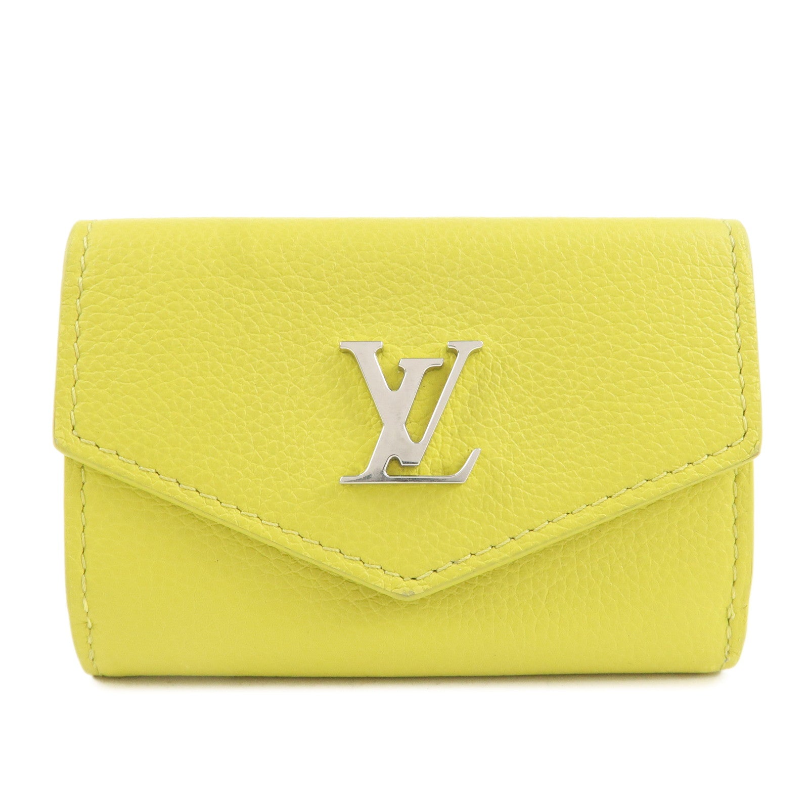 Louis-Vuitton-Portefeuille-Lock-Mini-Wallet-Vert-Acid-M81562