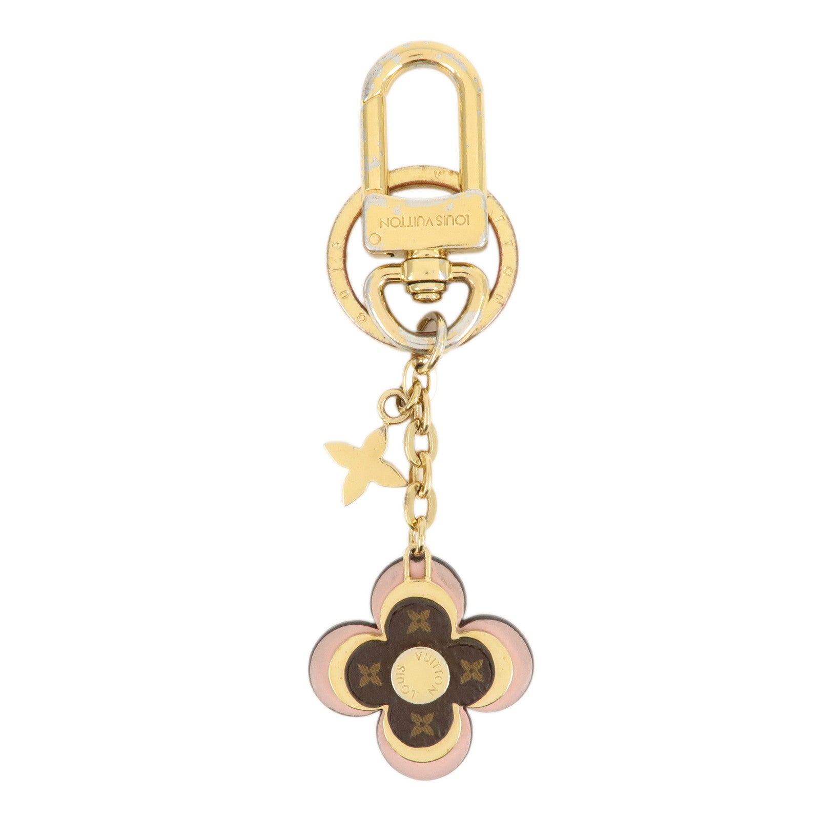 Louis-Vuitton-Blooming-Flower-BB-Bag-Charm-Key-Chain-Pink-M63085