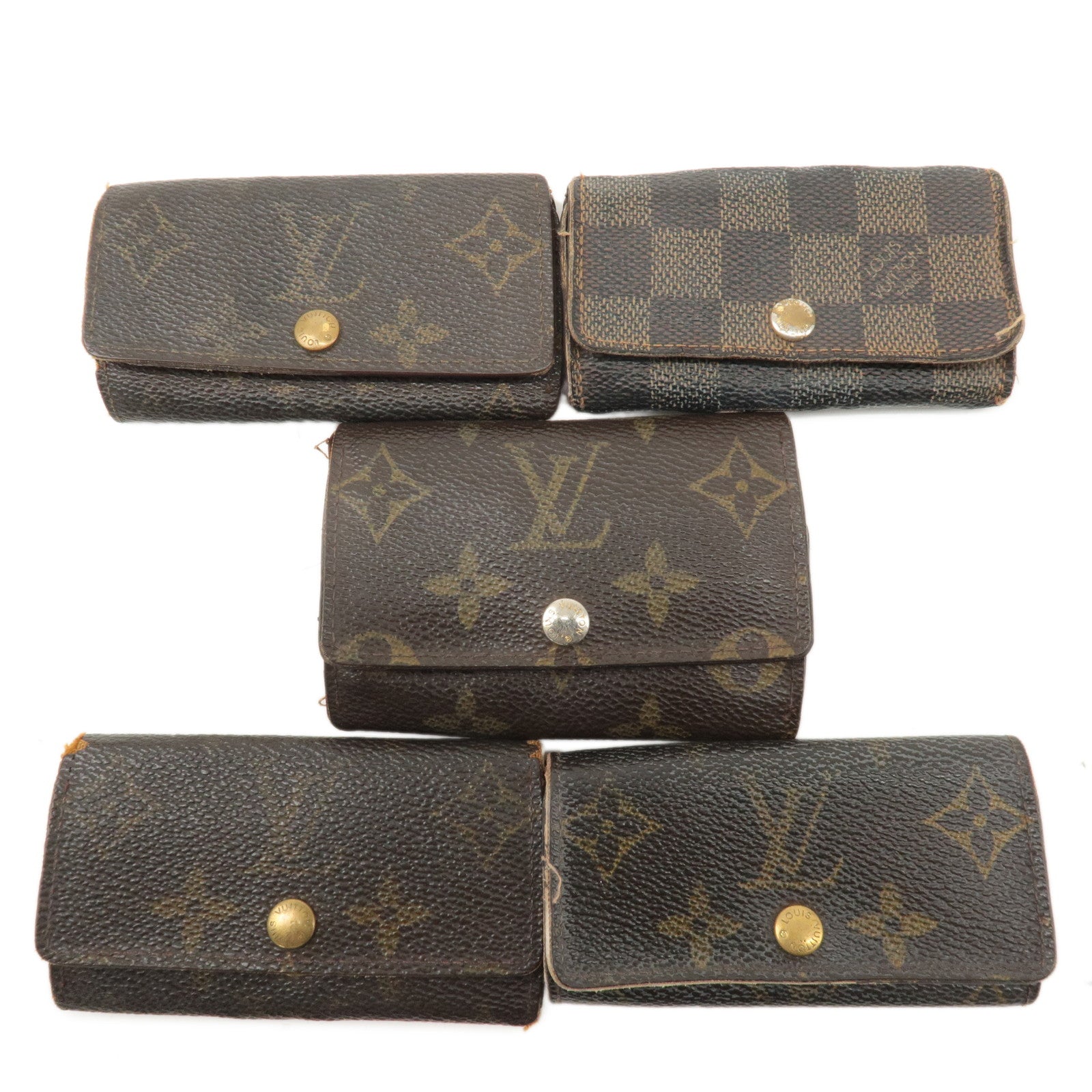 Louis-Vuitton-Monogram-Damier-Set-of-5-Multicles-4&6-Key-Case