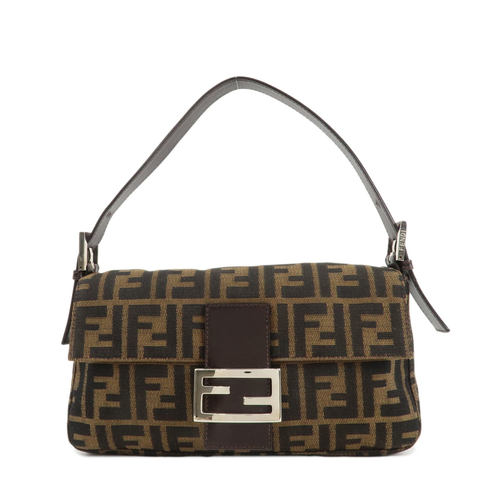 FENDI-Mamma-Baguette-Zucca-Canvas-Leathr-Shoulder-Bag-214526424099