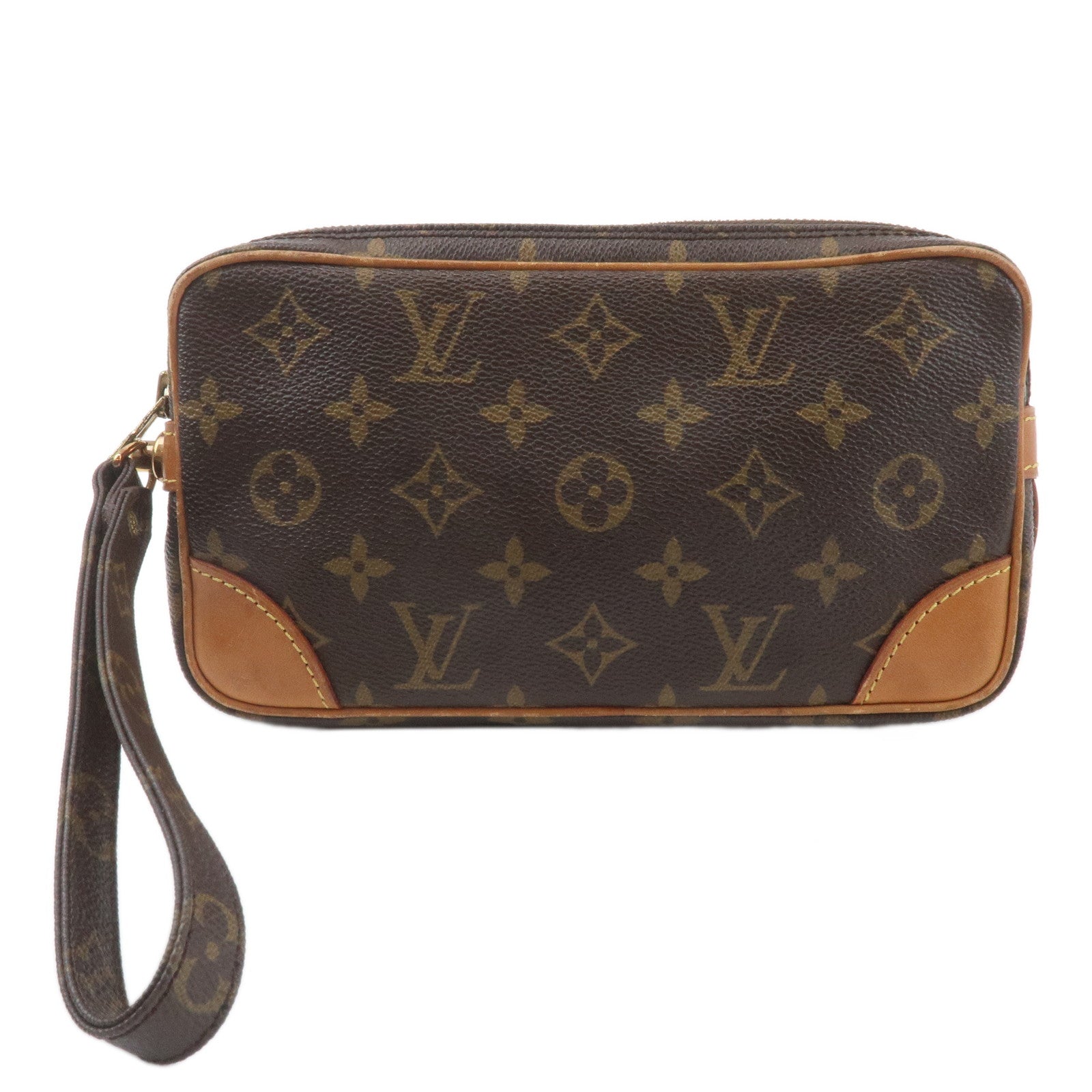 Louis Vuitton Monogram Marly Dragonne PM Clutch Bag M51827