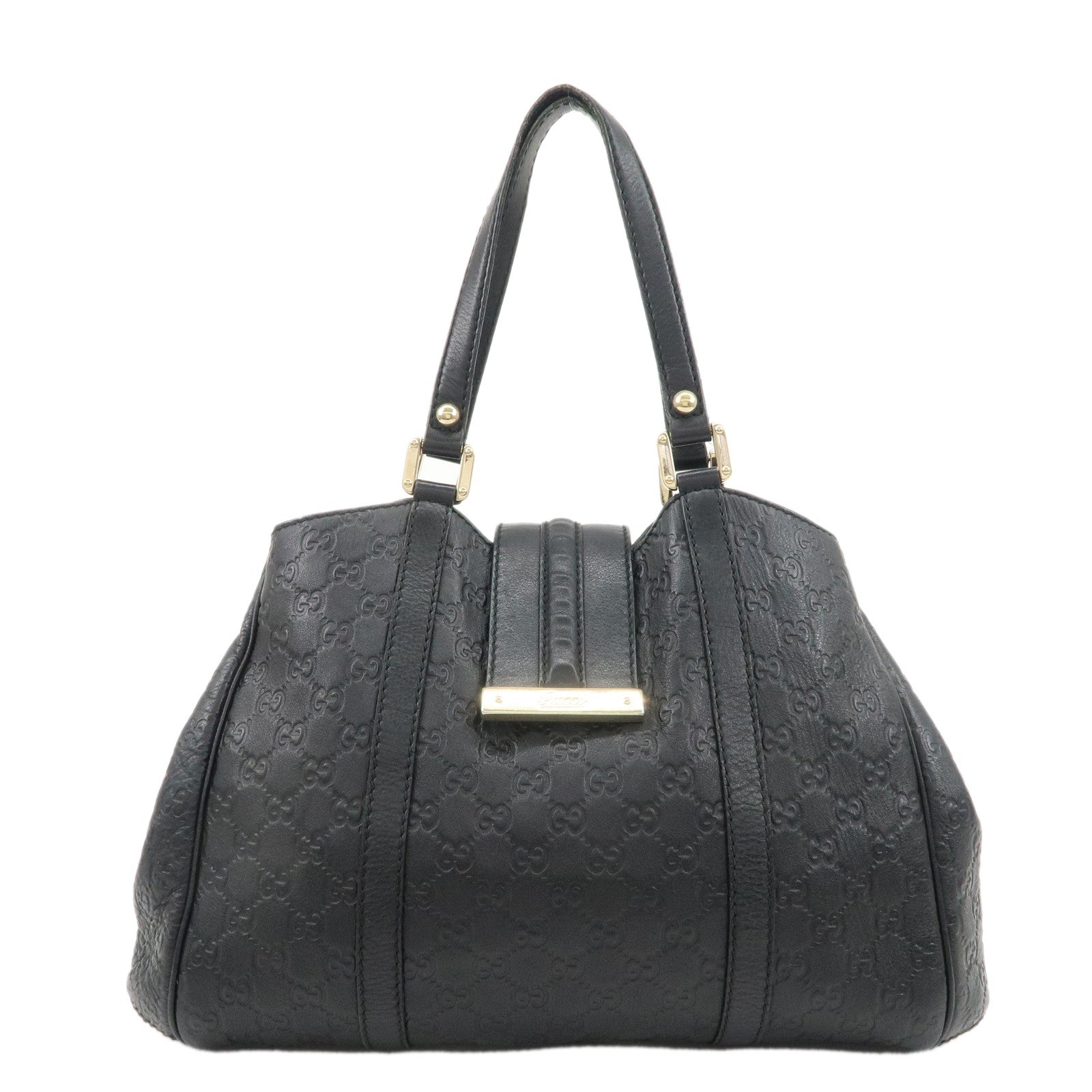 GUCCI-Guccissima-LeatherFront-Flap-Tote-Bag-Hand-Bag-233609