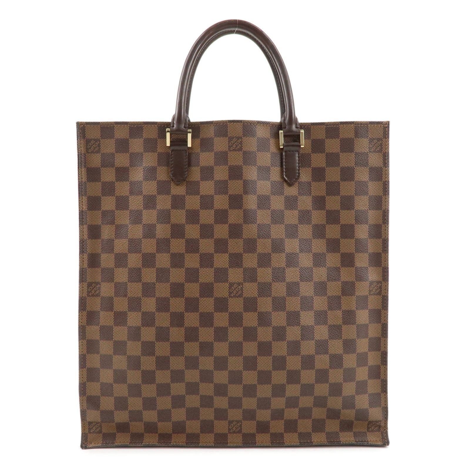 Louis-Vuitton-Damier-Ebene-Sac-Pla-Tote-Bag-Hand-Bag-N51140