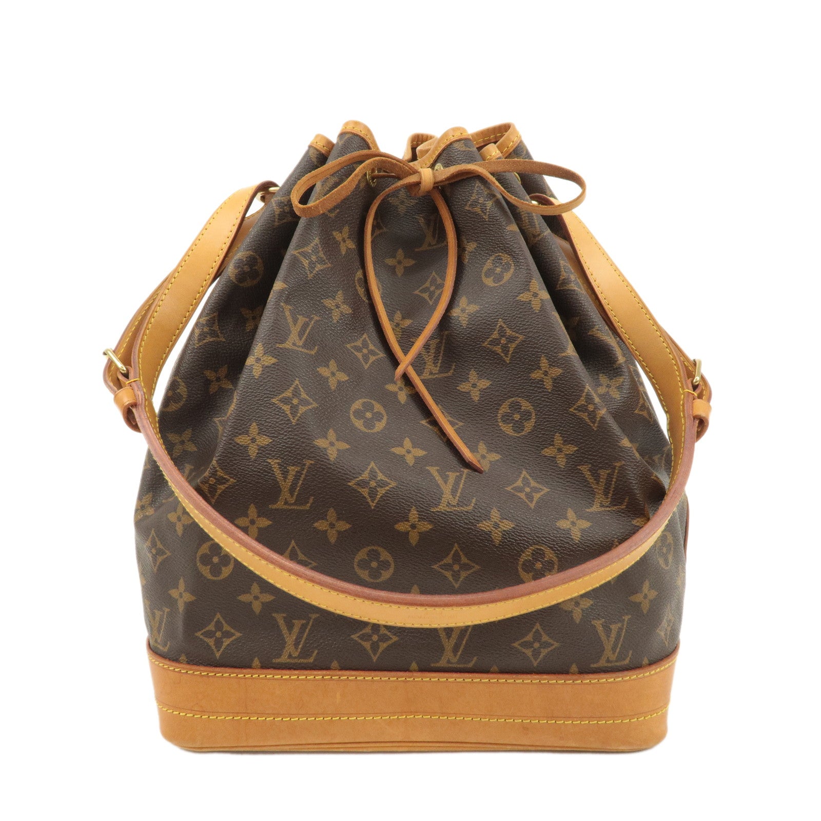 Louis Vuitton Monogram Noe Shoulder Bag Brown M42224