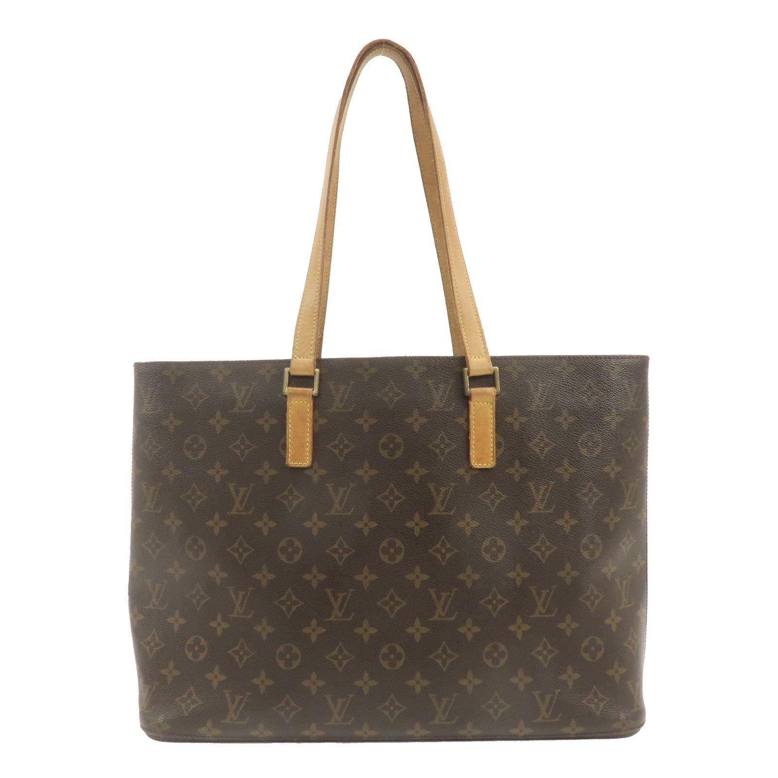 Louis Vuitton Monogram Luco Tote Bag Hand Bag Brown M51155