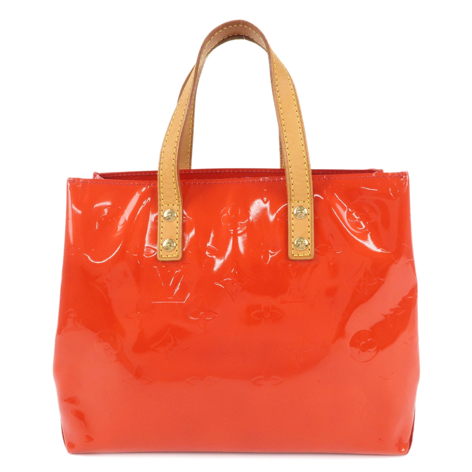 Louis-Vuitton-Monogram-Vernis-Lead-PM-Hand-Bag-Rouge-M91088