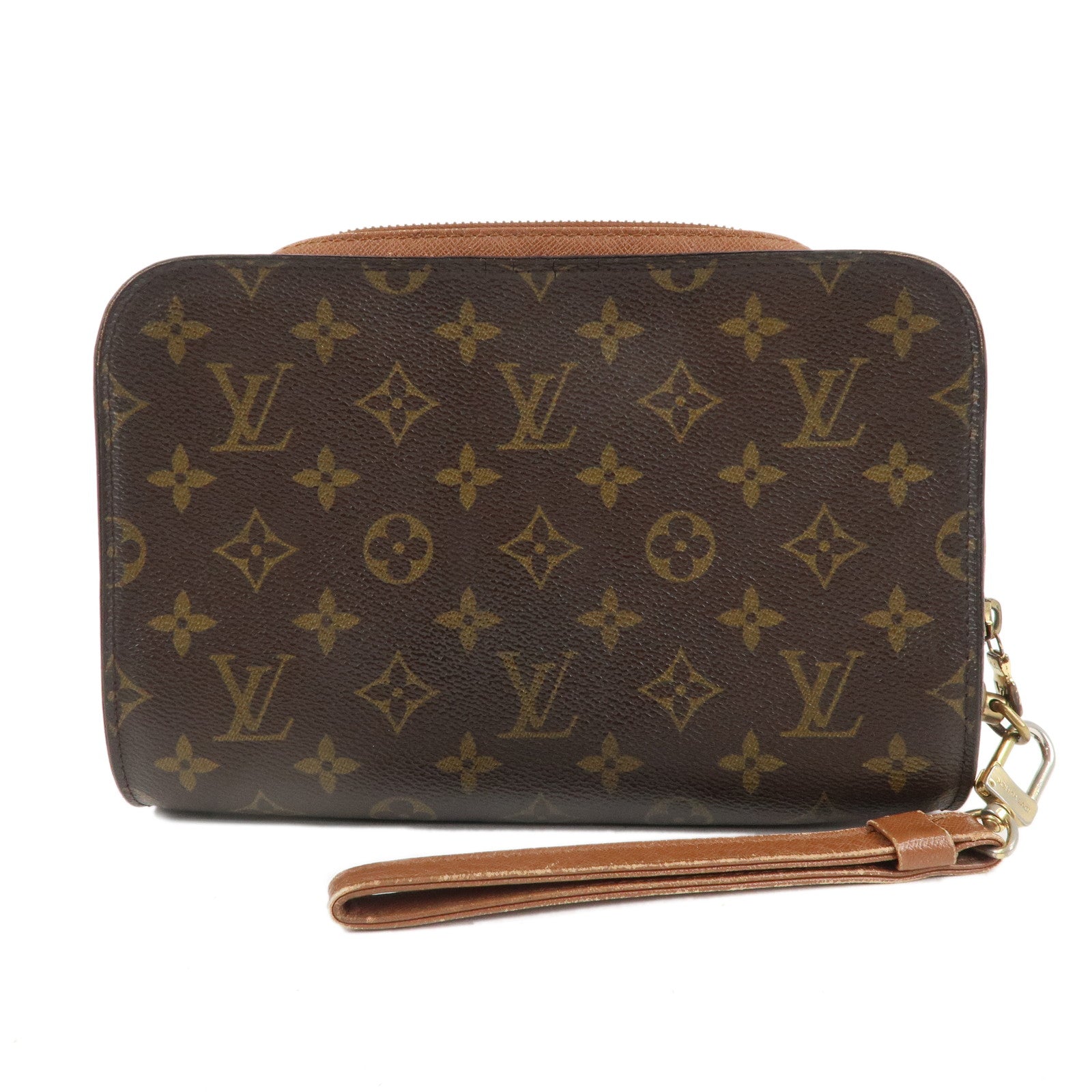 Louis Vuitton Monogram Orsay Clutch Bag Pouch Brown M51790