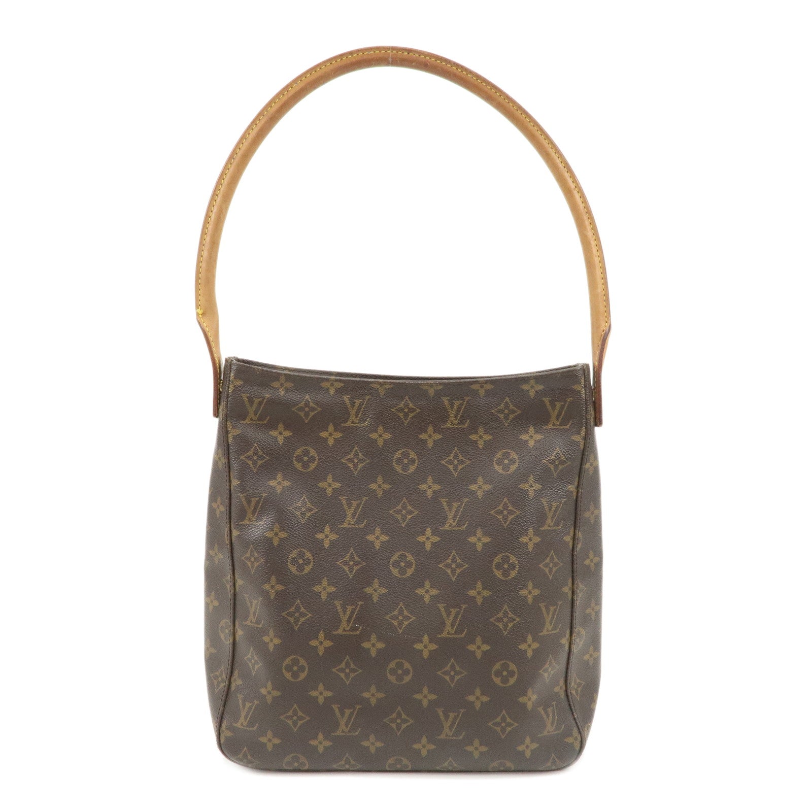 Louis-Vuitton-Monogram-Looping-GM-Shoulder-Bag-Brown-M51145