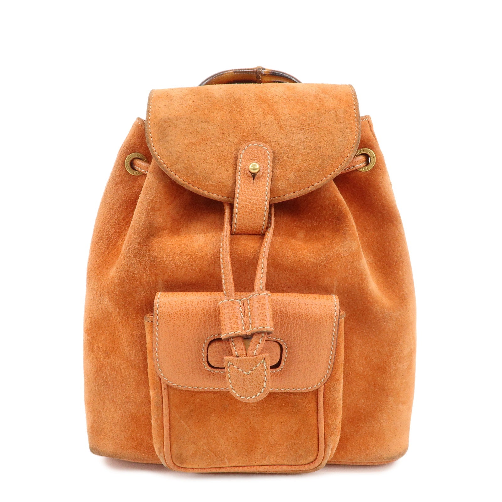 GUCCI-Bamboo-Suede-Leather-Back-Pack-Orange-003.1705.0030