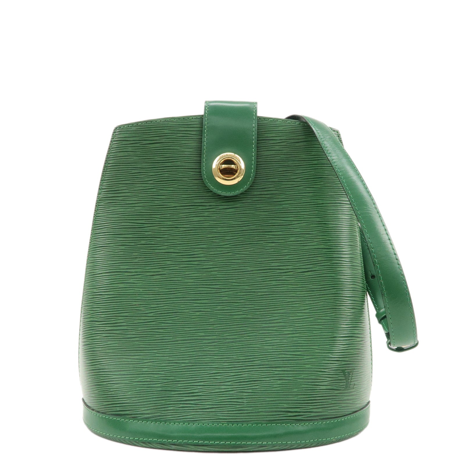 Louis-Vuitton-Epi-Cluny-Shoulder-Bag-Borneo-Green-M52254